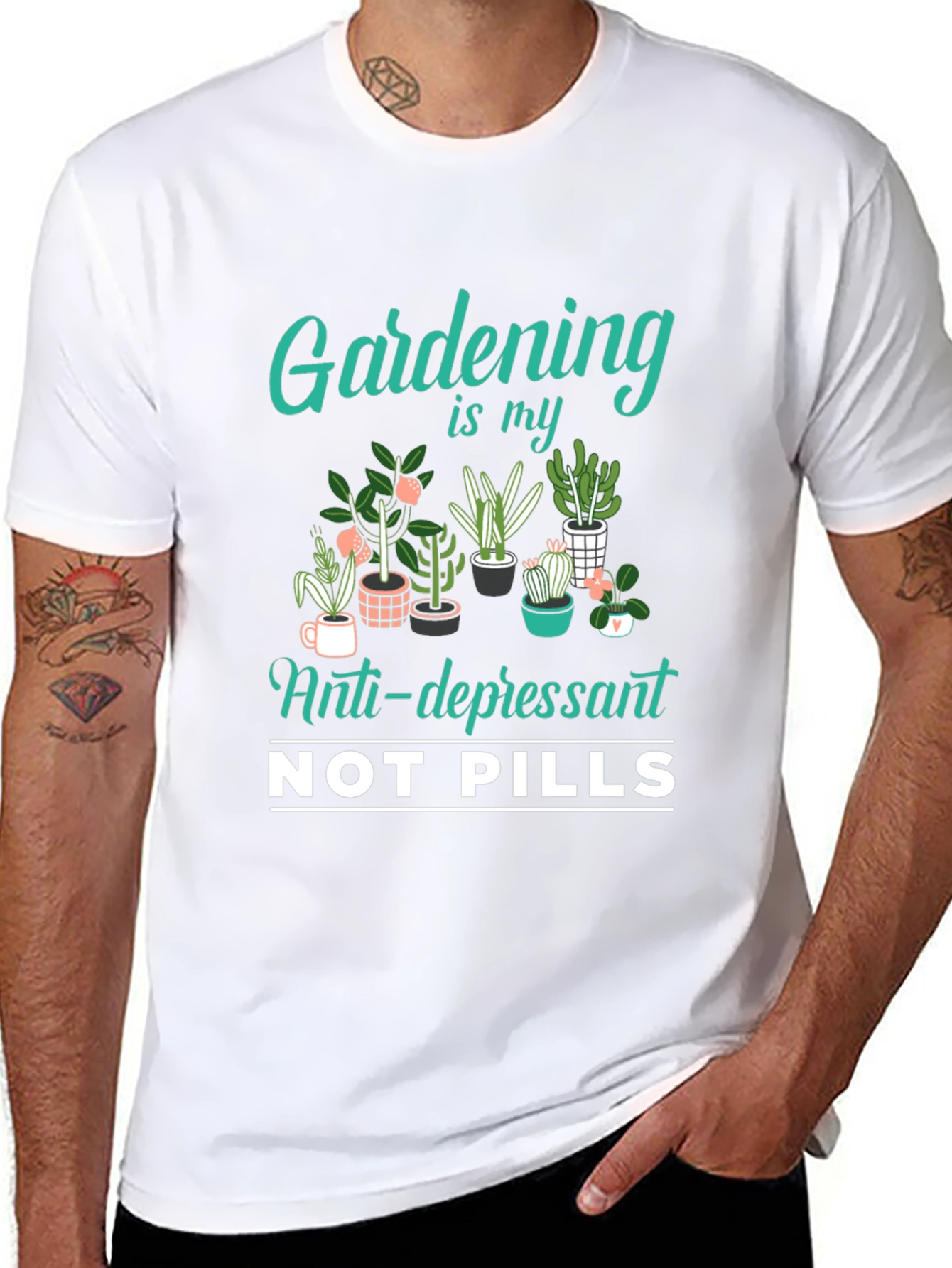 Gardening Is My Anti-Depressant T-Shirt