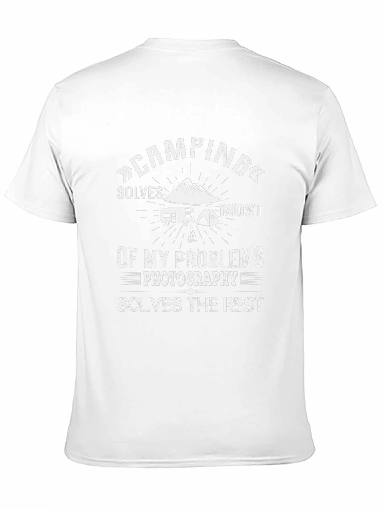 Camping Solves Most Problems T-Shirt