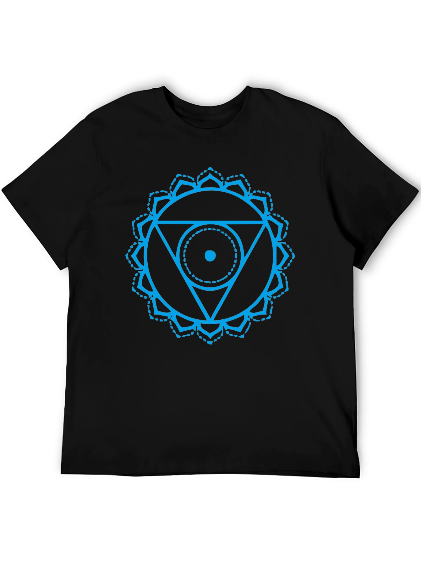 Throat Chakra Black Tee