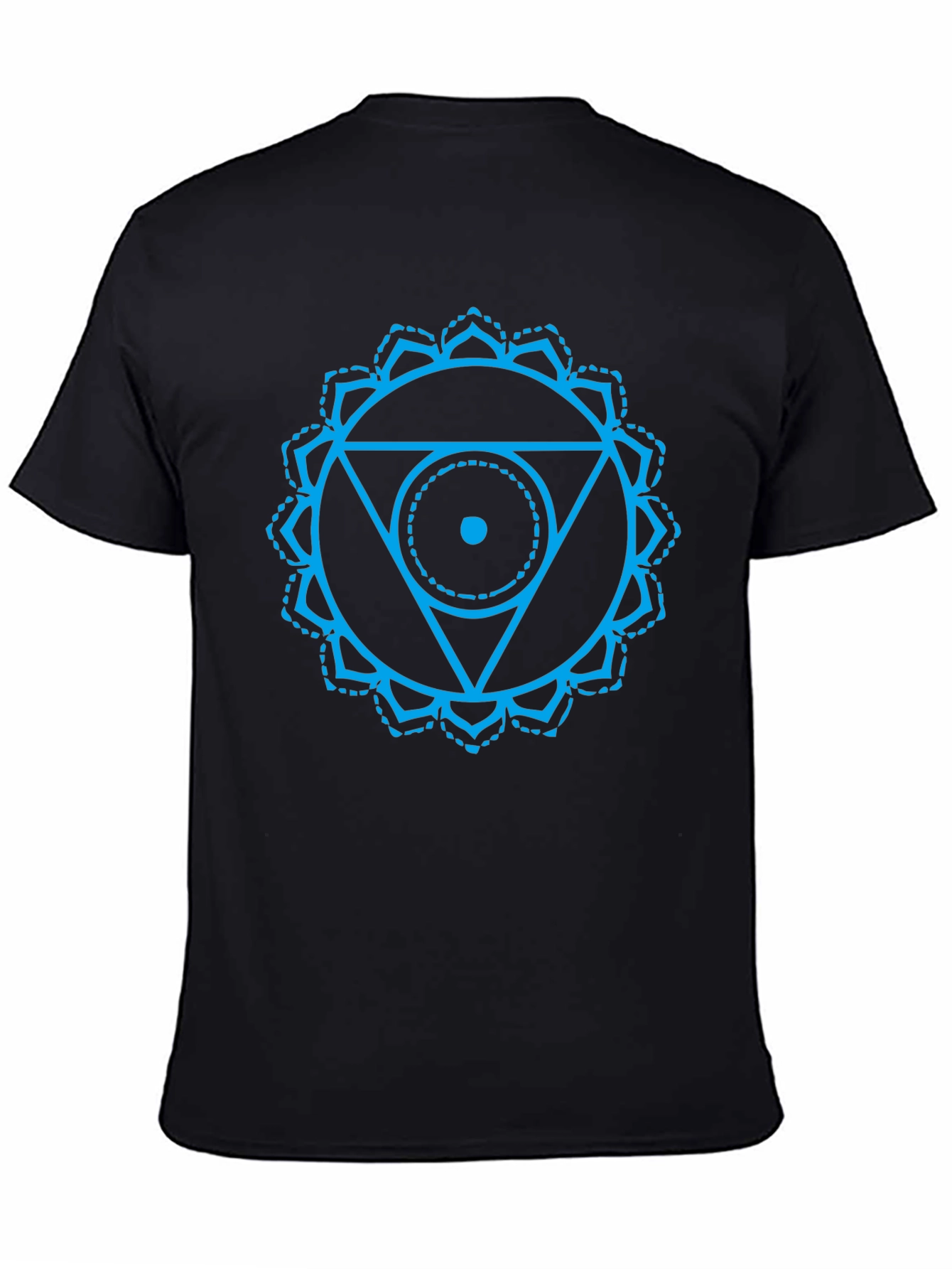 Throat Chakra Black Tee
