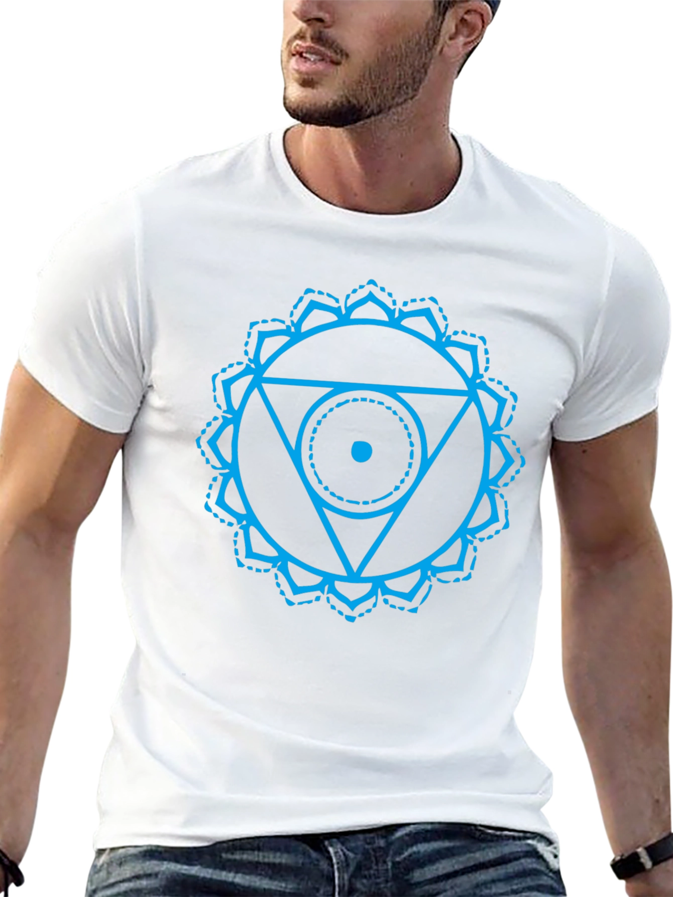 Throat Chakra Black Tee