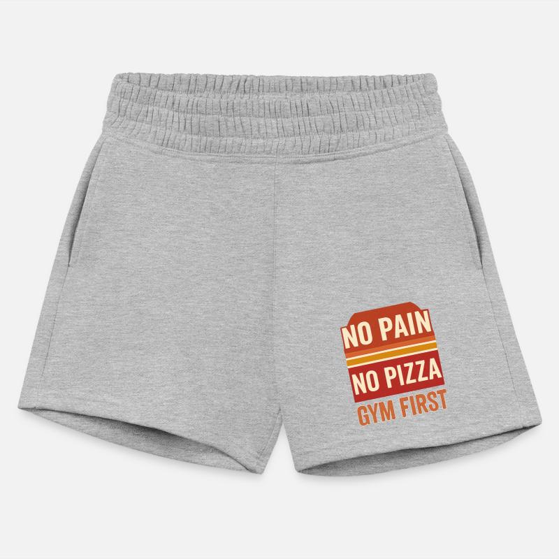 No Pain No Pizza Funny Gym Motivation Shirt for