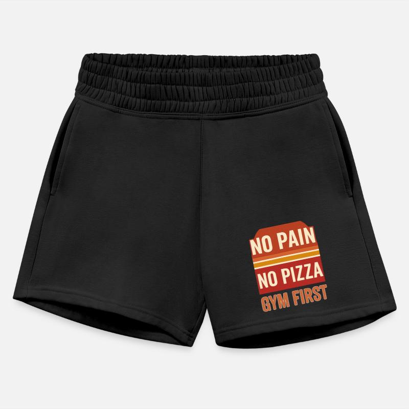 No Pain No Pizza Funny Gym Motivation Shirt for