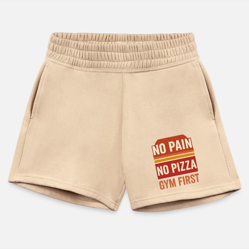 No Pain No Pizza Funny Gym Motivation Shirt for