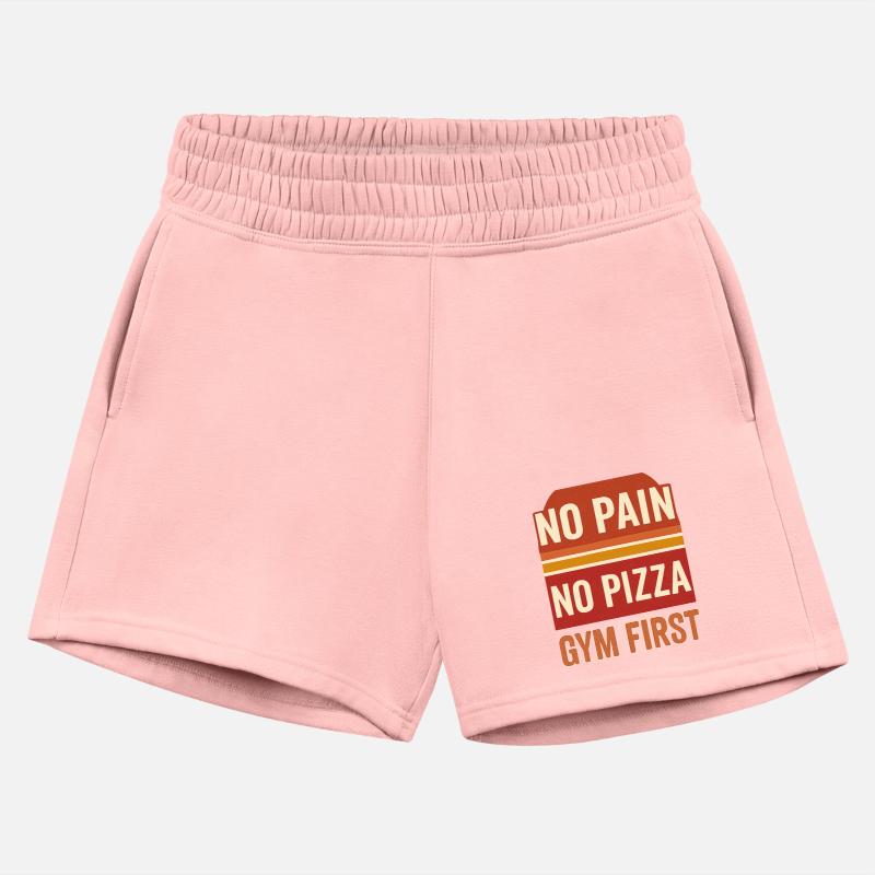 No Pain No Pizza Funny Gym Motivation Shirt for