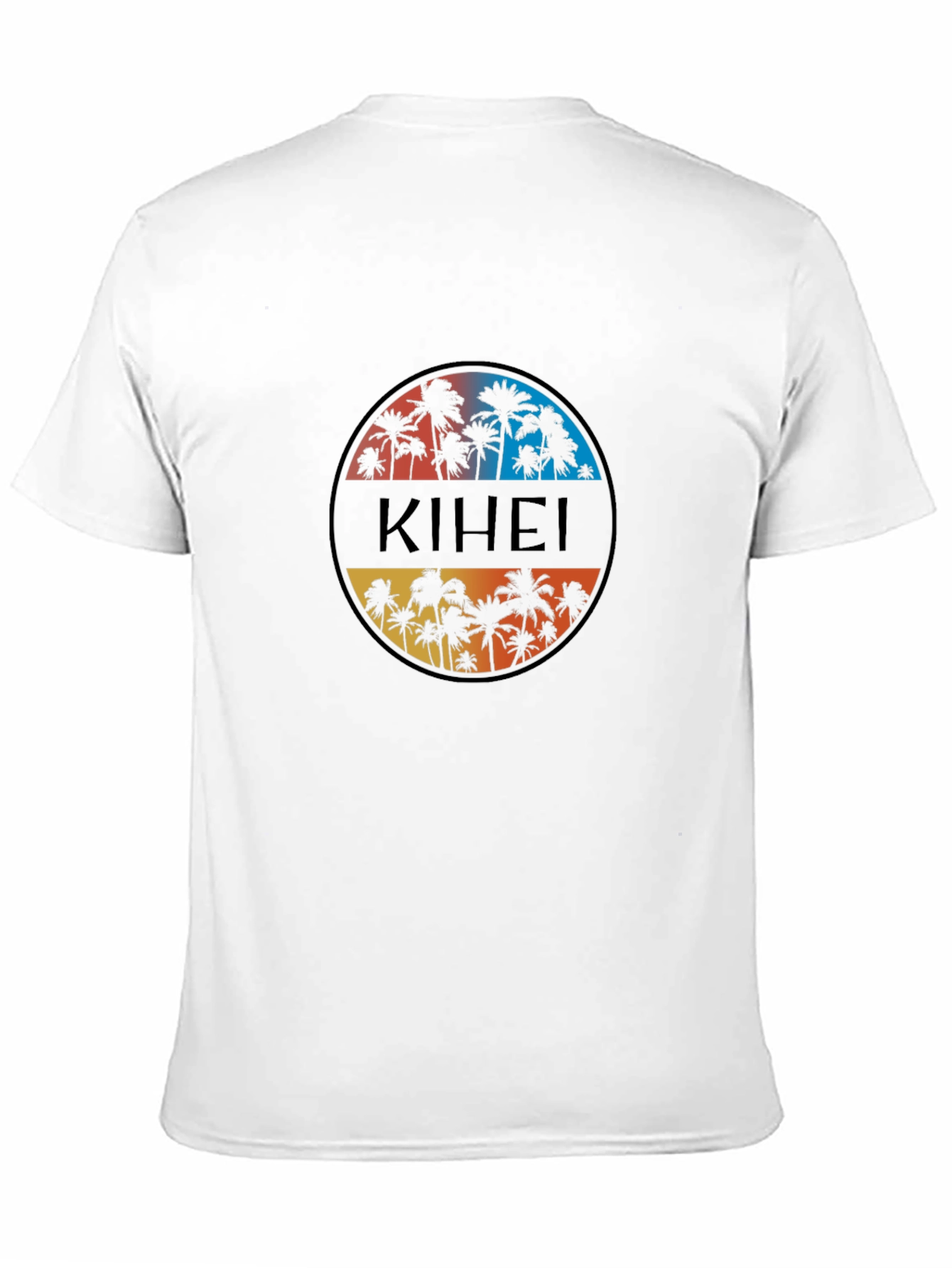 Kihei Palm Tree Graphic Black T-Shirt