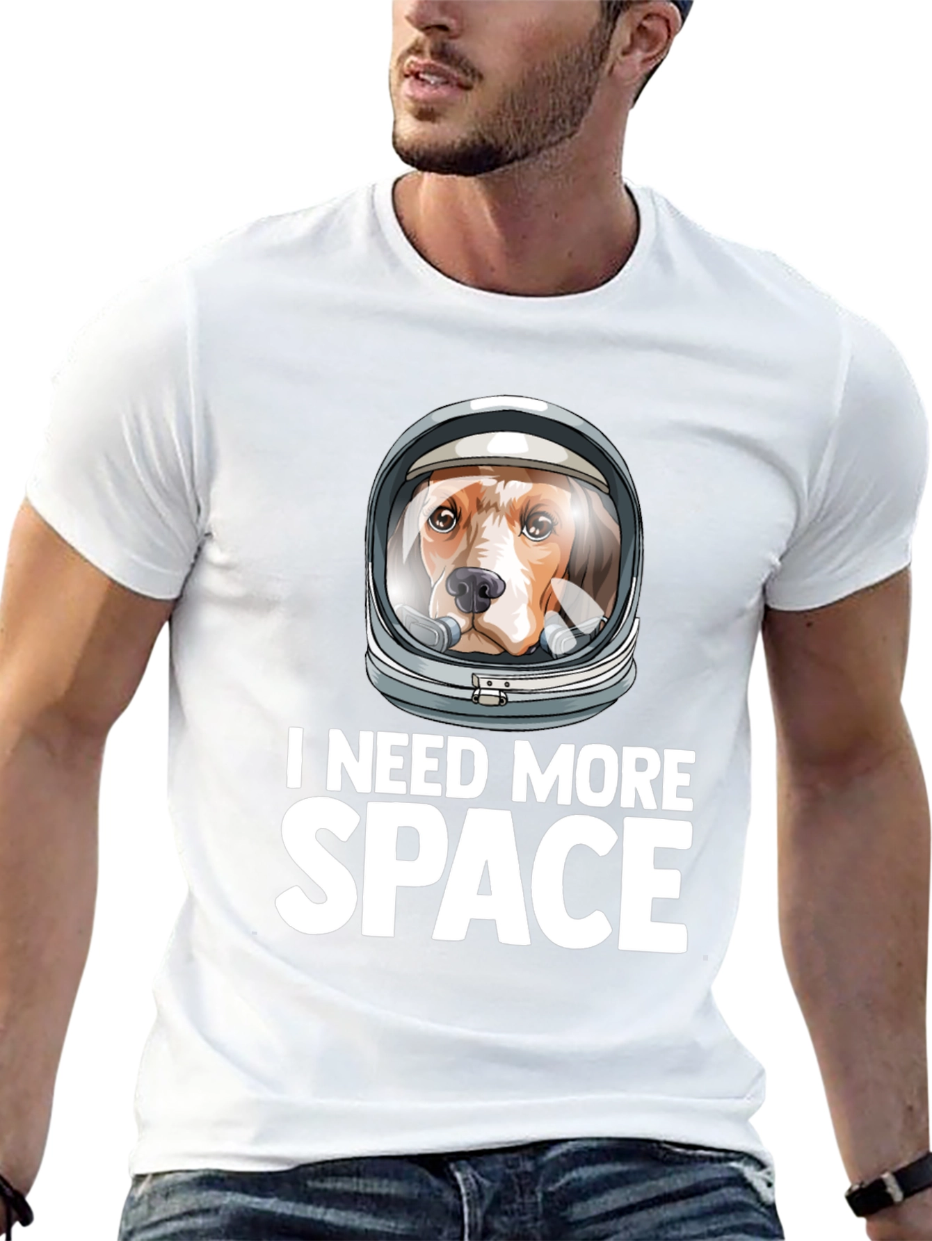 Dog Astronaut T-Shirt - I Need More Space