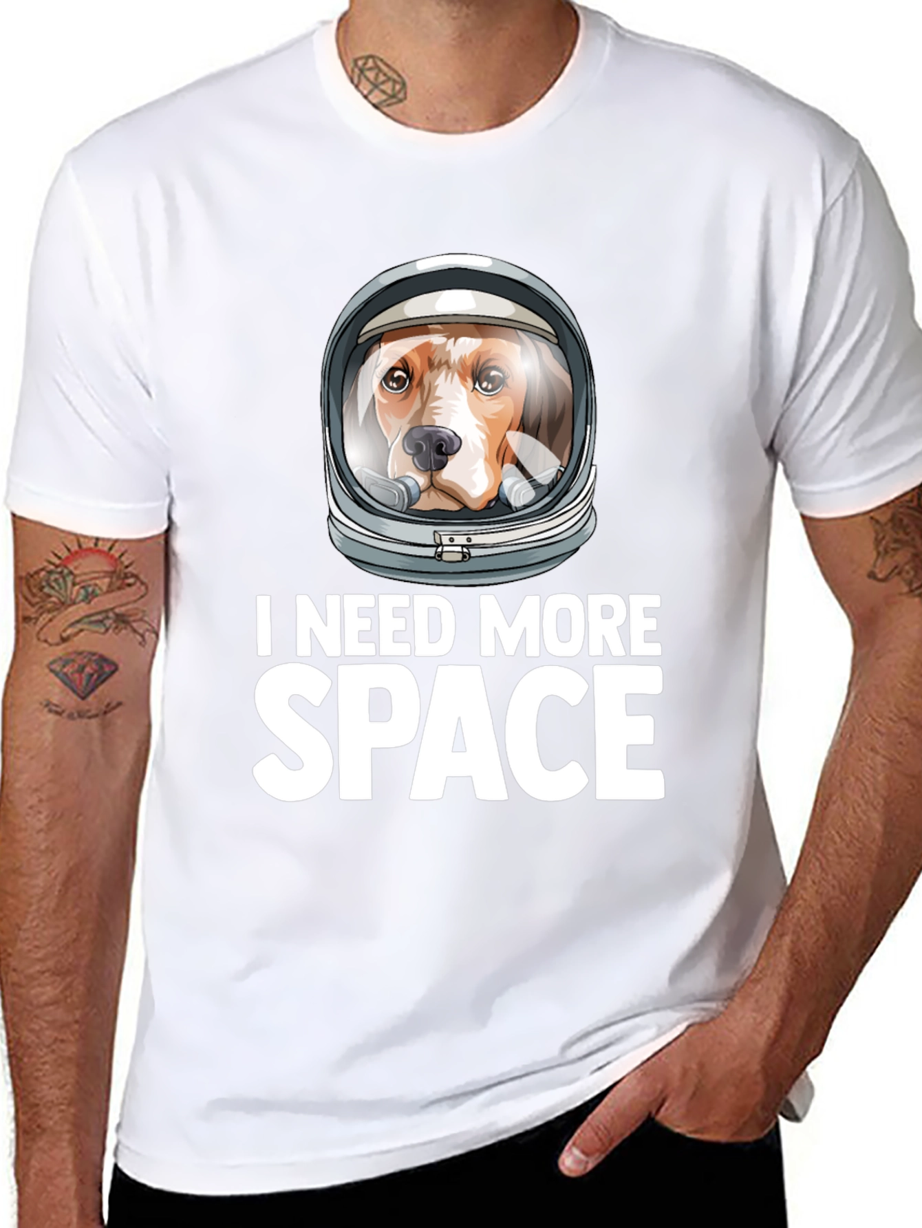 Dog Astronaut T-Shirt - I Need More Space
