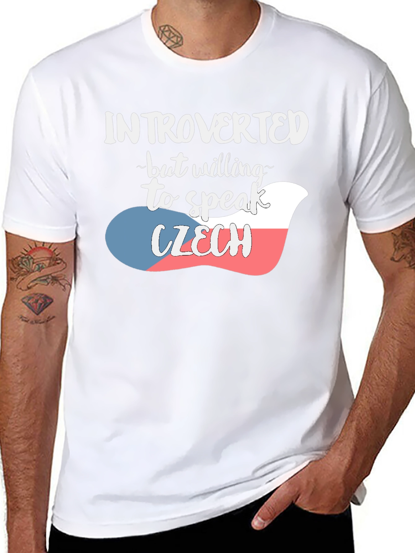 Introverted Czech Flag T-Shirt