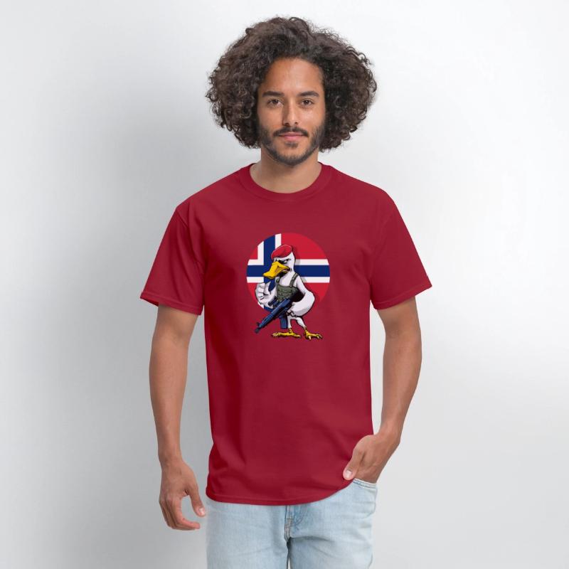 Norway Swan Trooper Cartoon