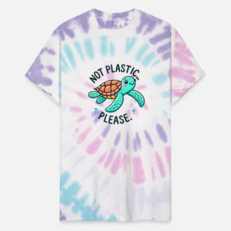 Not Plastic, Please - Cute Sea Turtle
