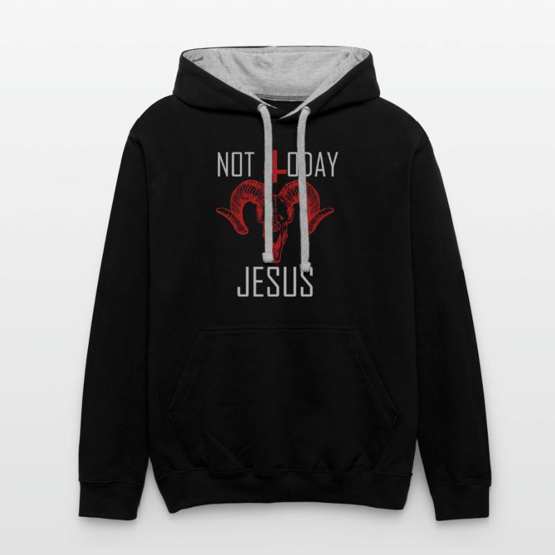 Not Today Jesus Satanic Anti Religion
