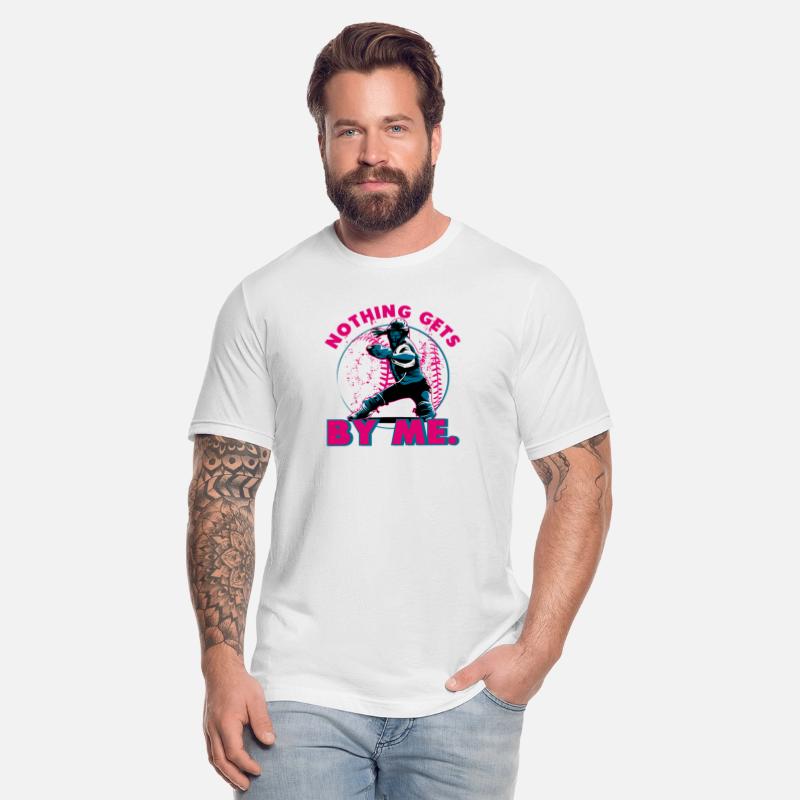 Nothing Gets By Me Softball Catcher