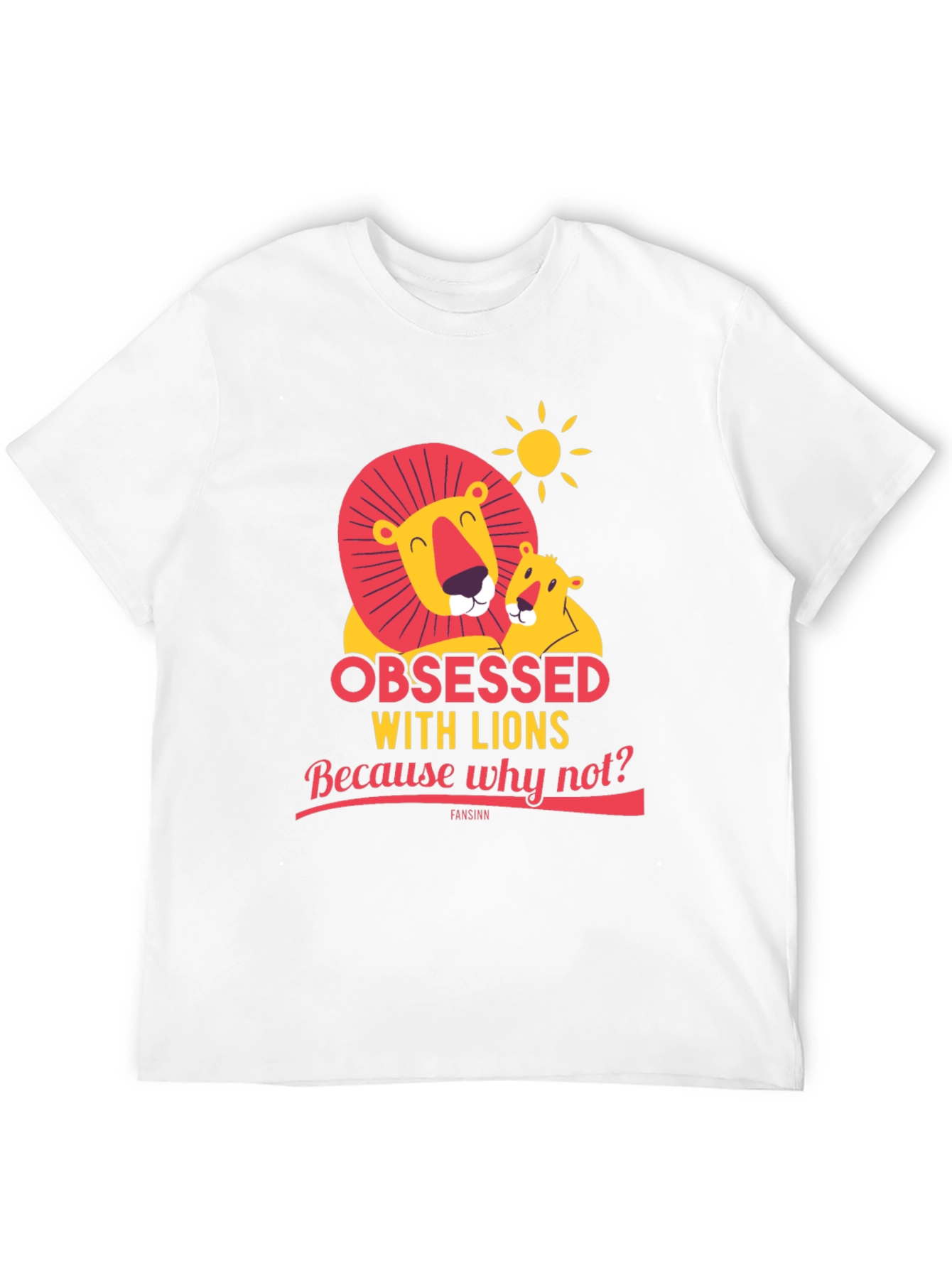 Obsessed With Lions Graphic T-Shirt