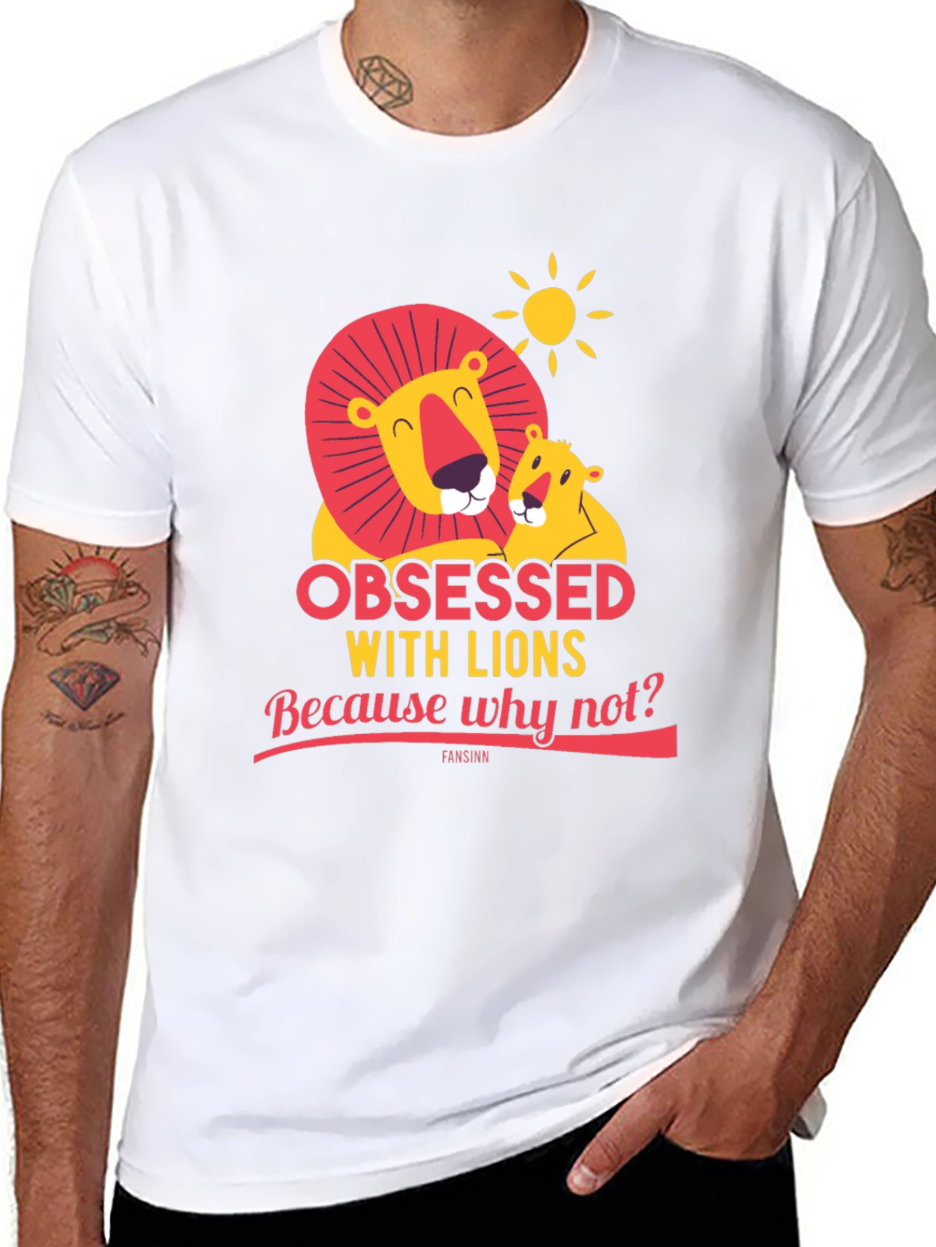 Obsessed With Lions Graphic T-Shirt