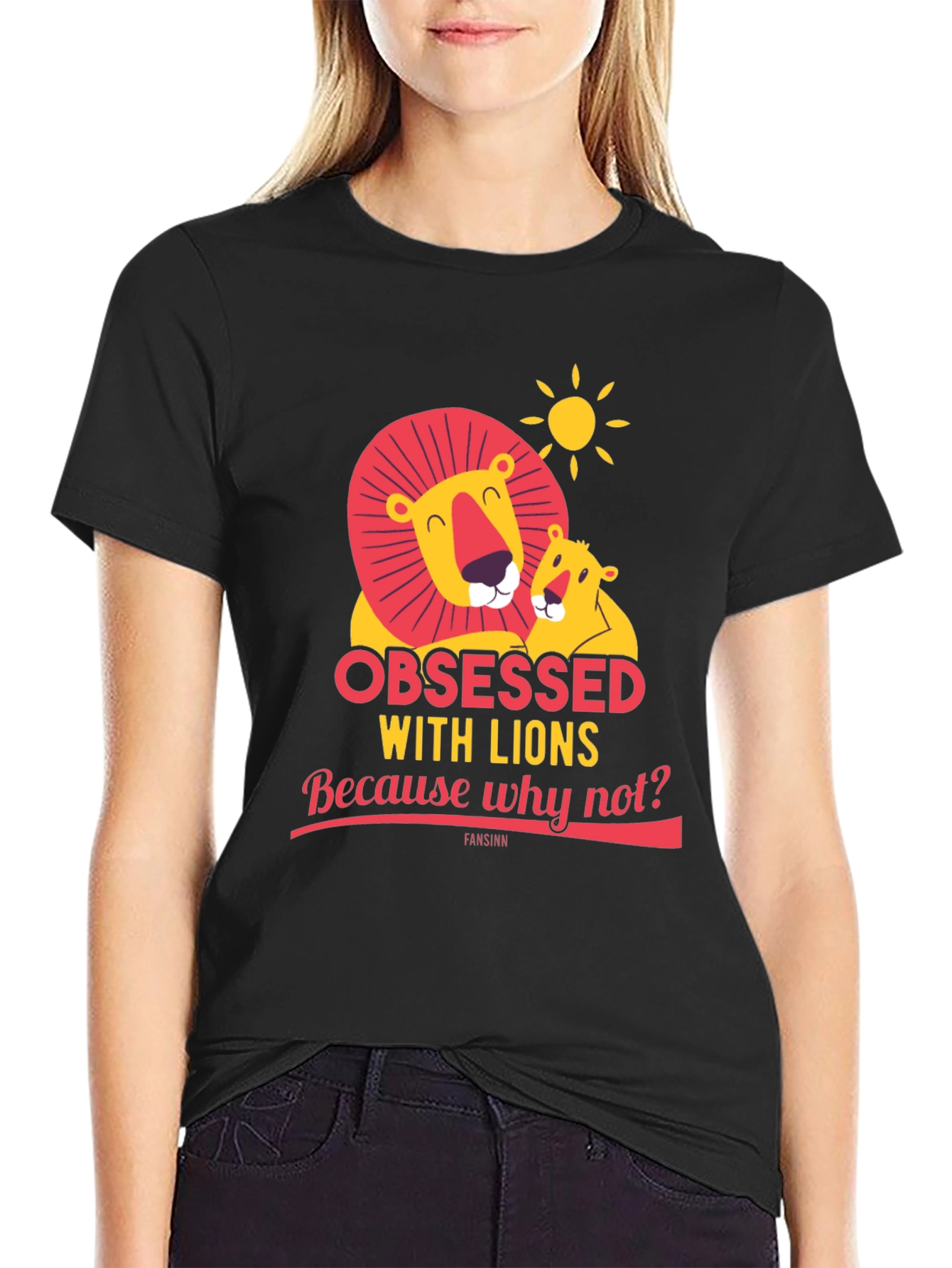 Obsessed With Lions Graphic T-Shirt