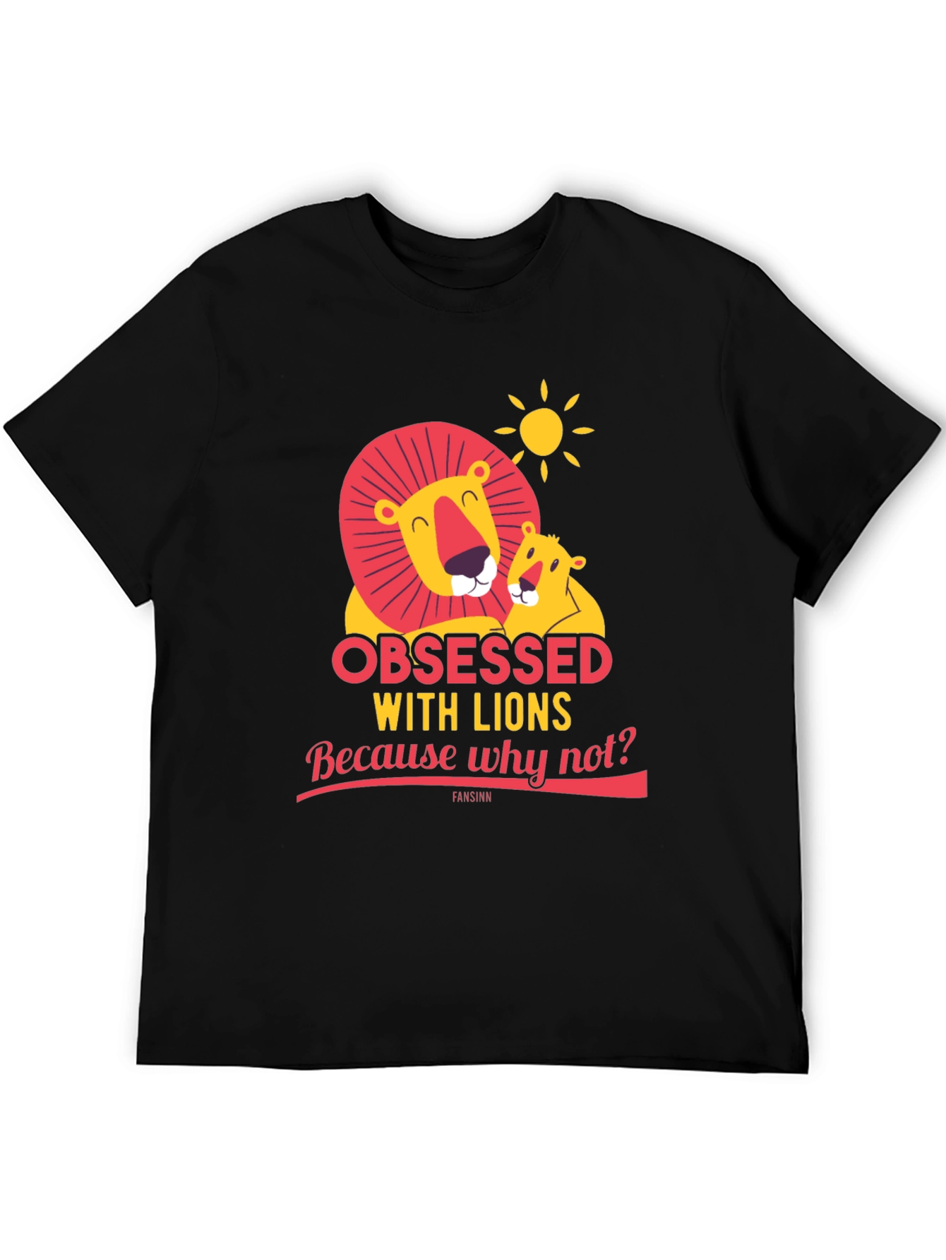 Obsessed With Lions Graphic T-Shirt