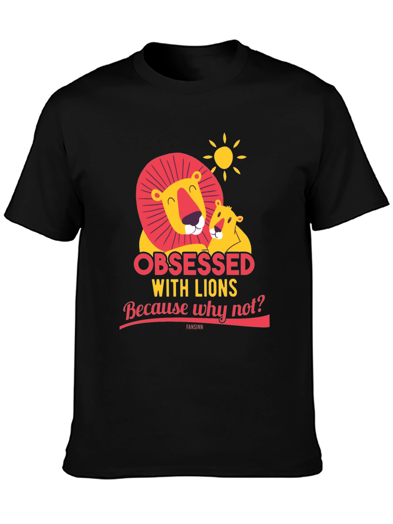 Obsessed With Lions Graphic T-Shirt