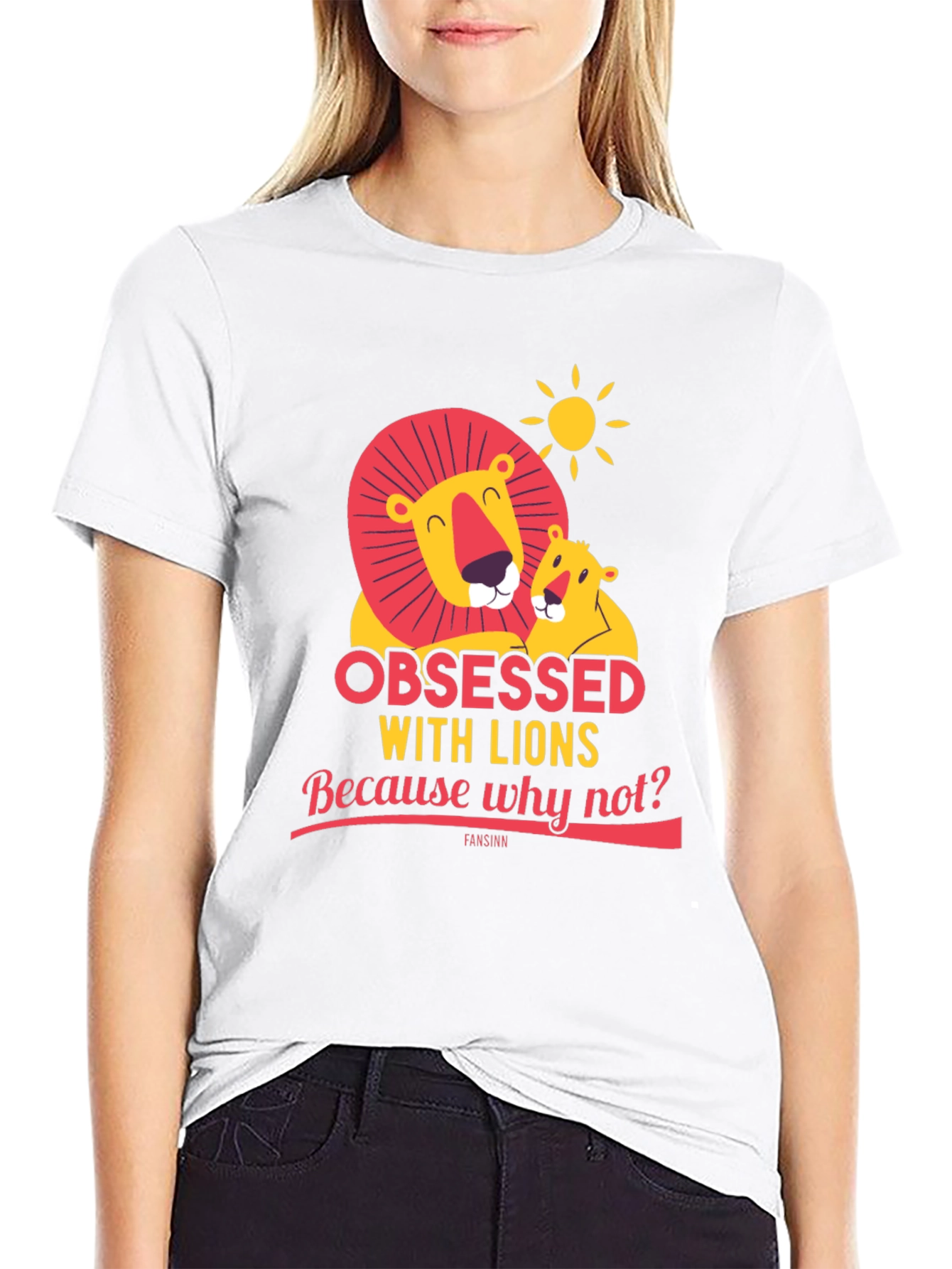 Obsessed With Lions Graphic T-Shirt
