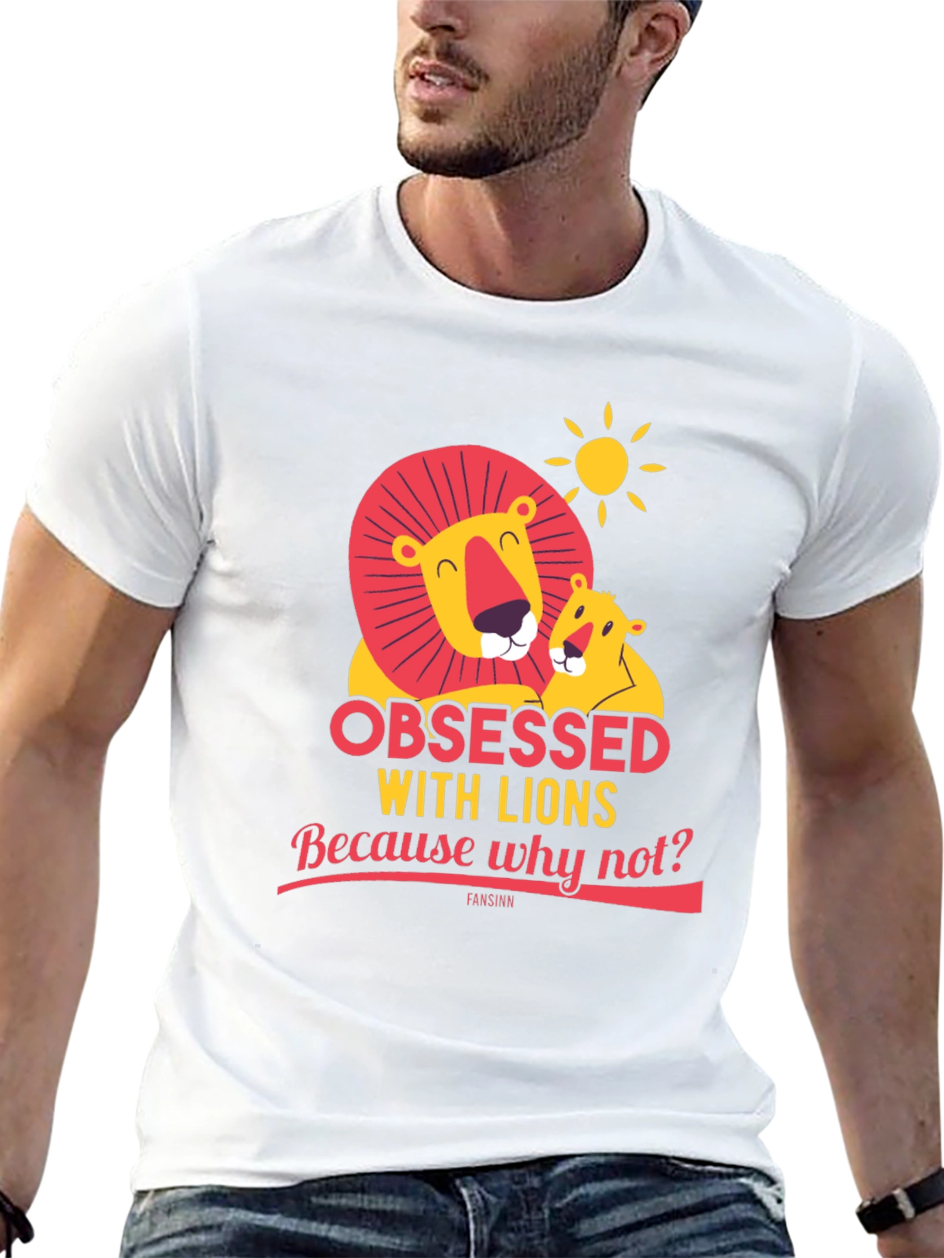 Obsessed With Lions Graphic T-Shirt