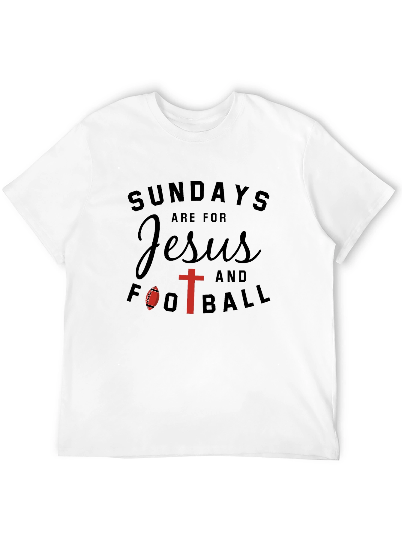 Sundays Are For Jesus And Football T-Shirt