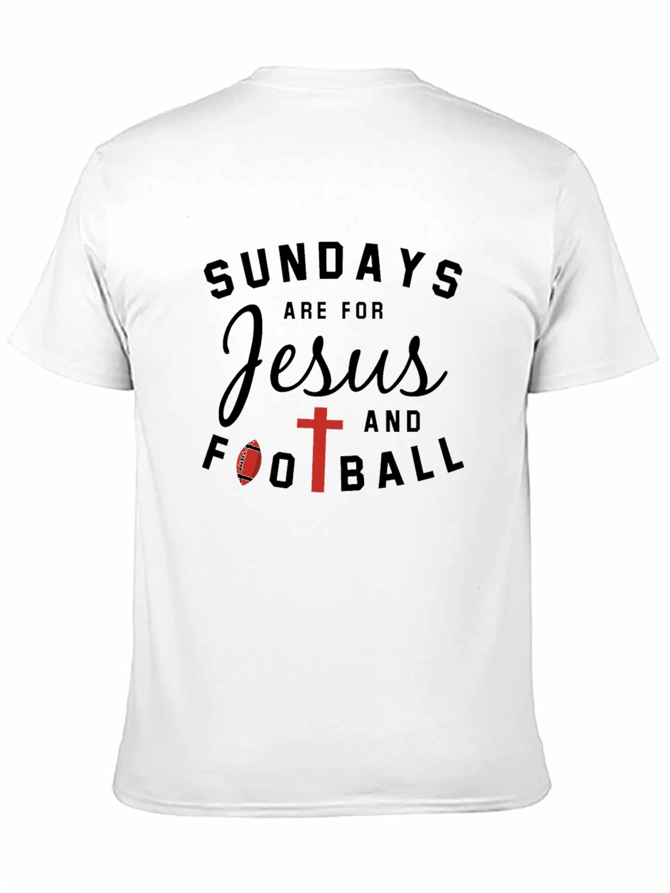 Sundays Are For Jesus And Football T-Shirt
