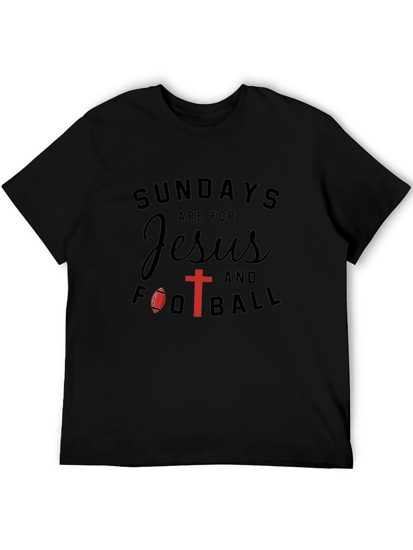 Sundays Are For Jesus And Football T-Shirt