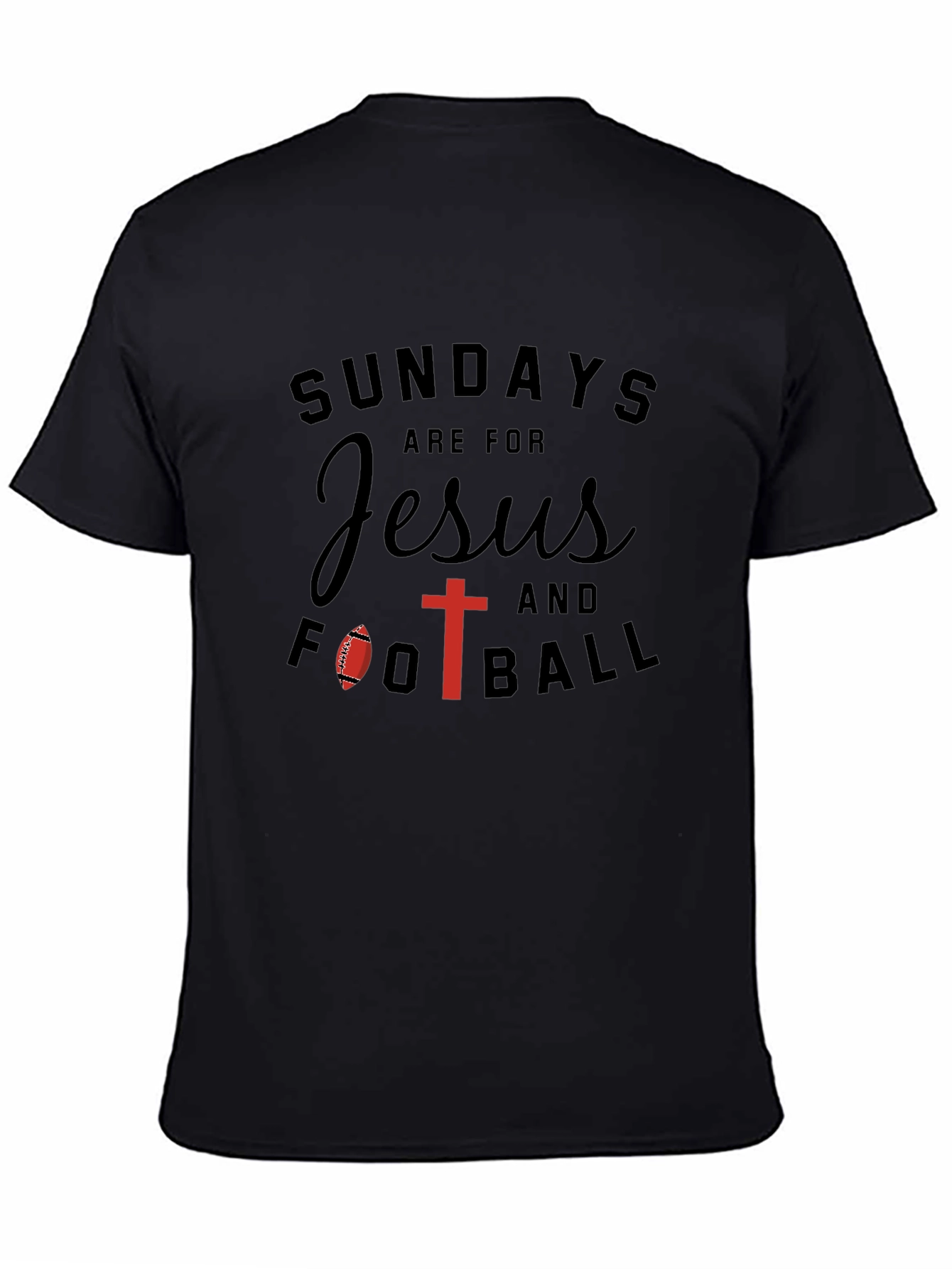 Sundays Are For Jesus And Football T-Shirt