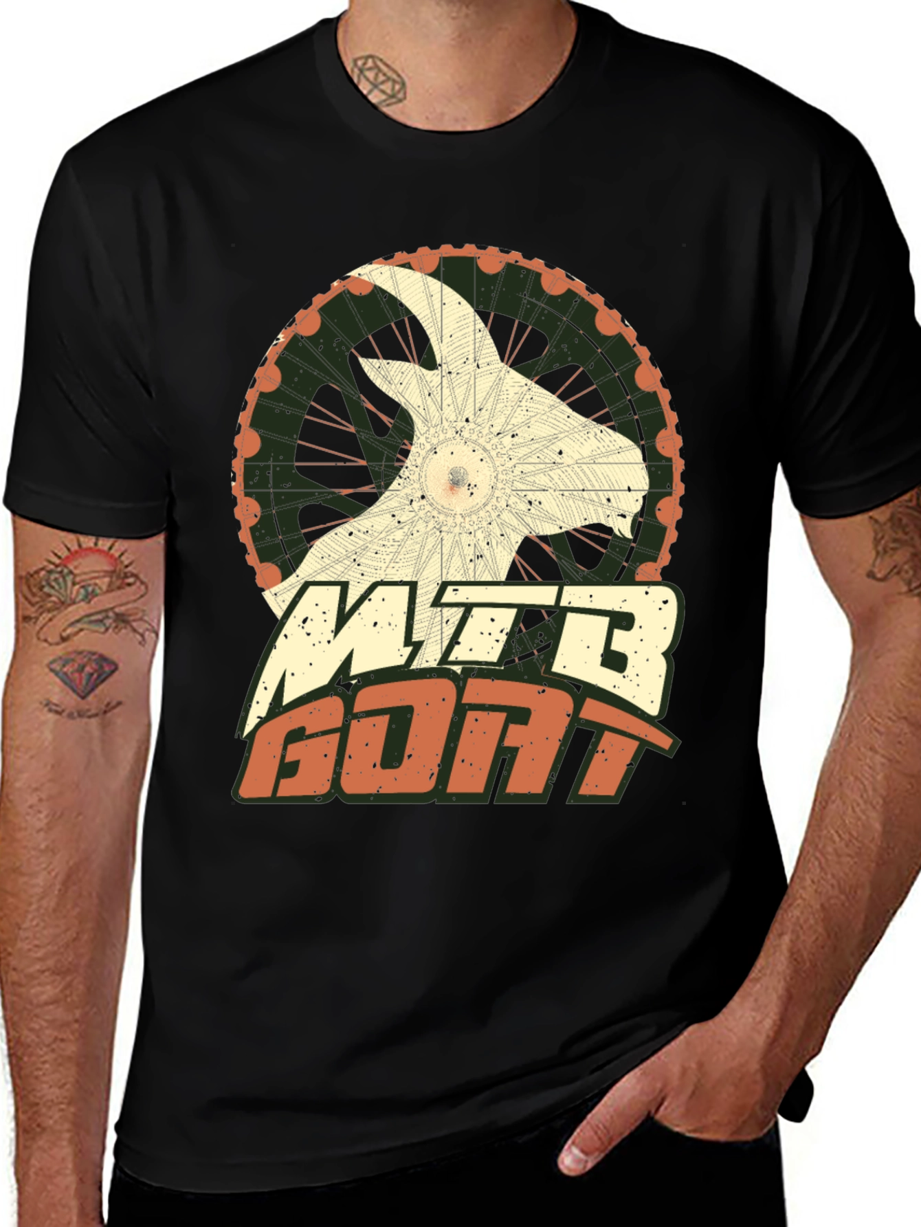 MTB Goat Graphic Tee - Mountain Bike Shirt