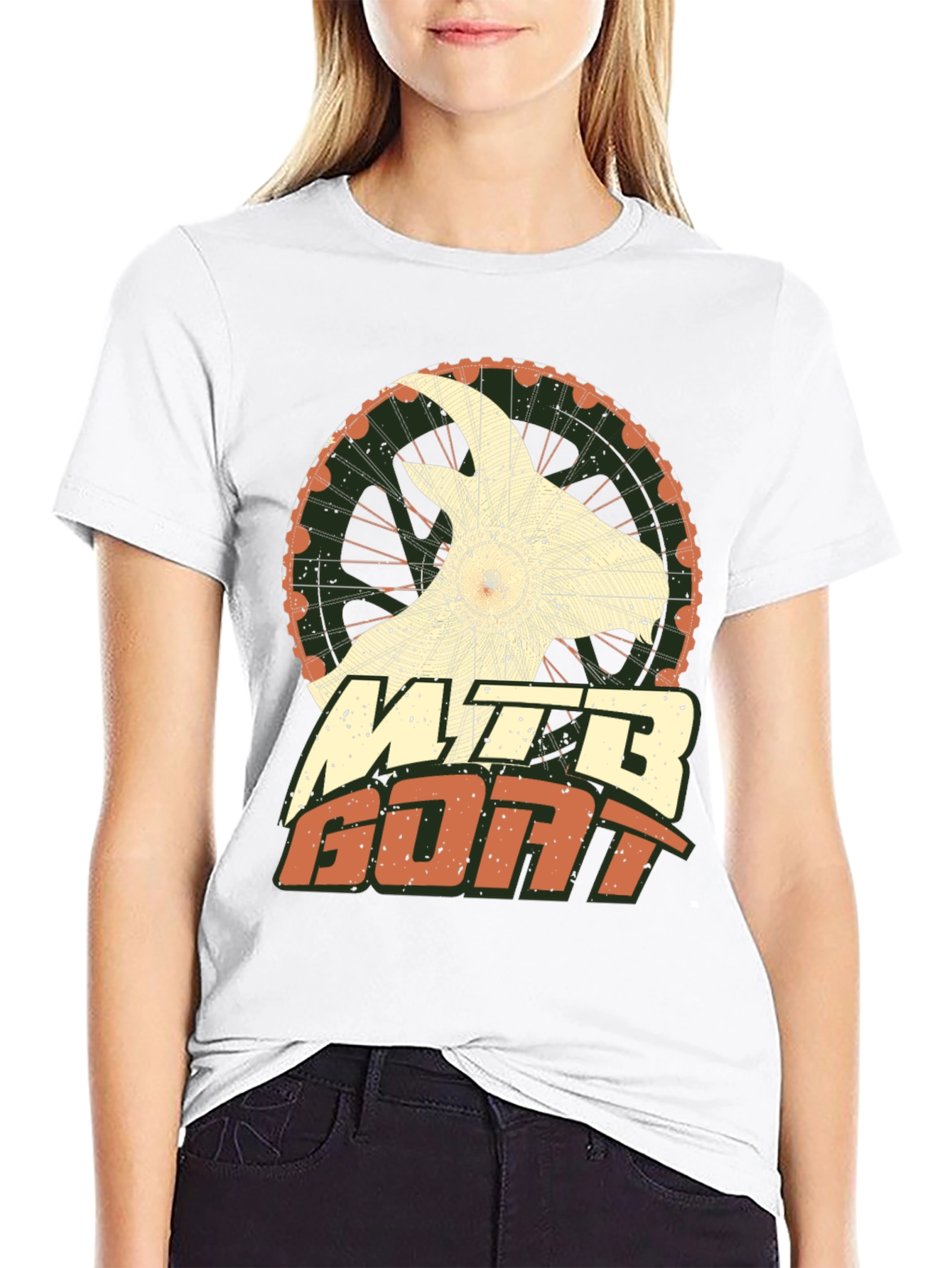 MTB Goat Graphic Tee - Mountain Bike Shirt