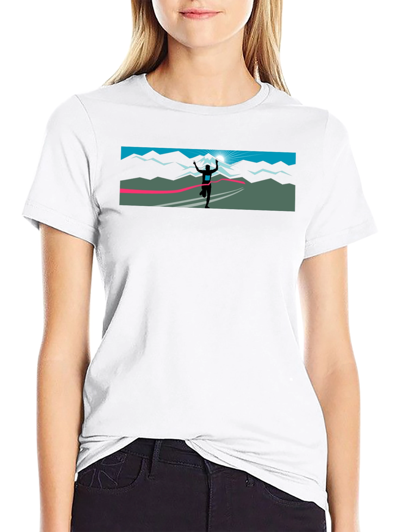 Marathon Winner Black T-Shirt