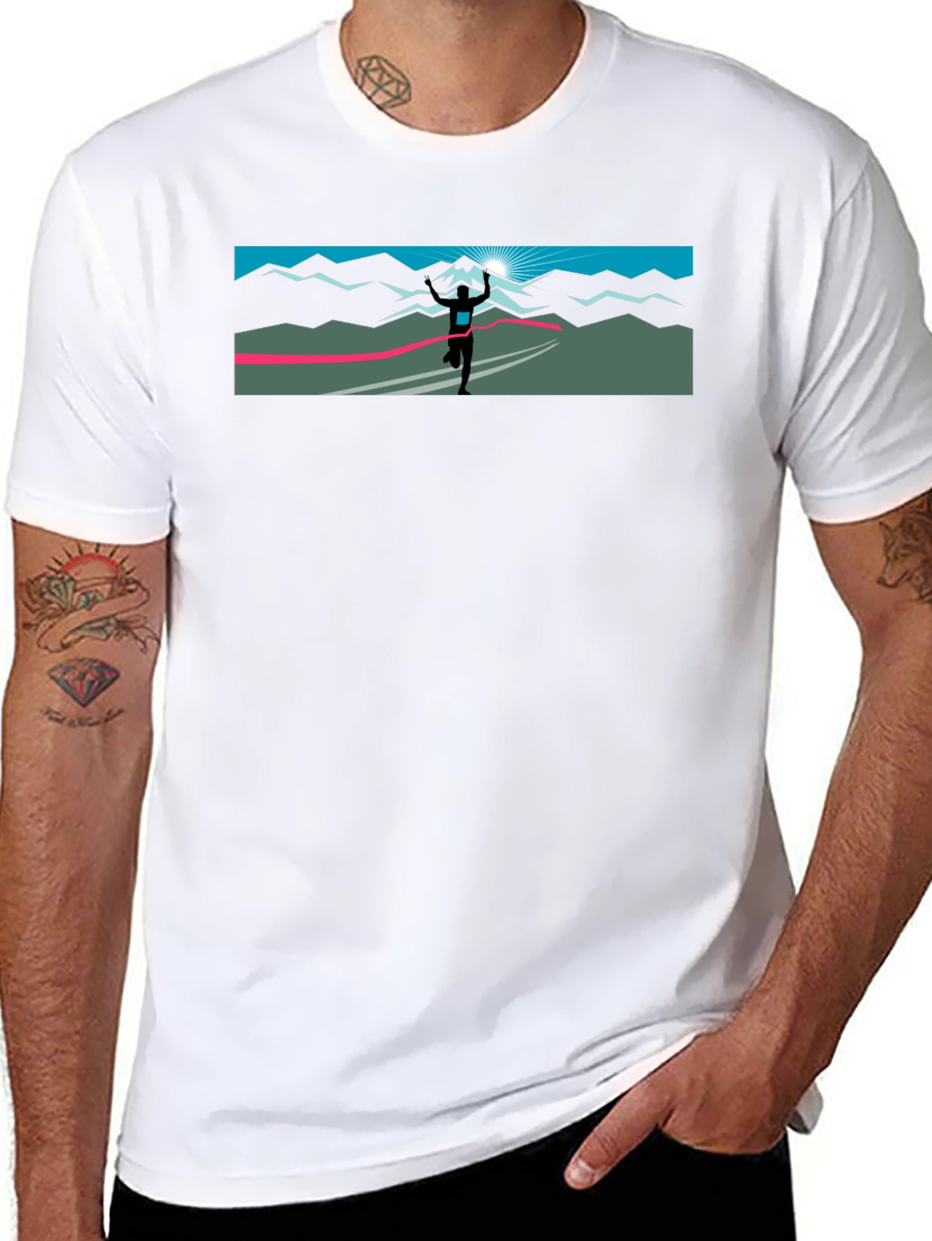 Marathon Winner Black T-Shirt