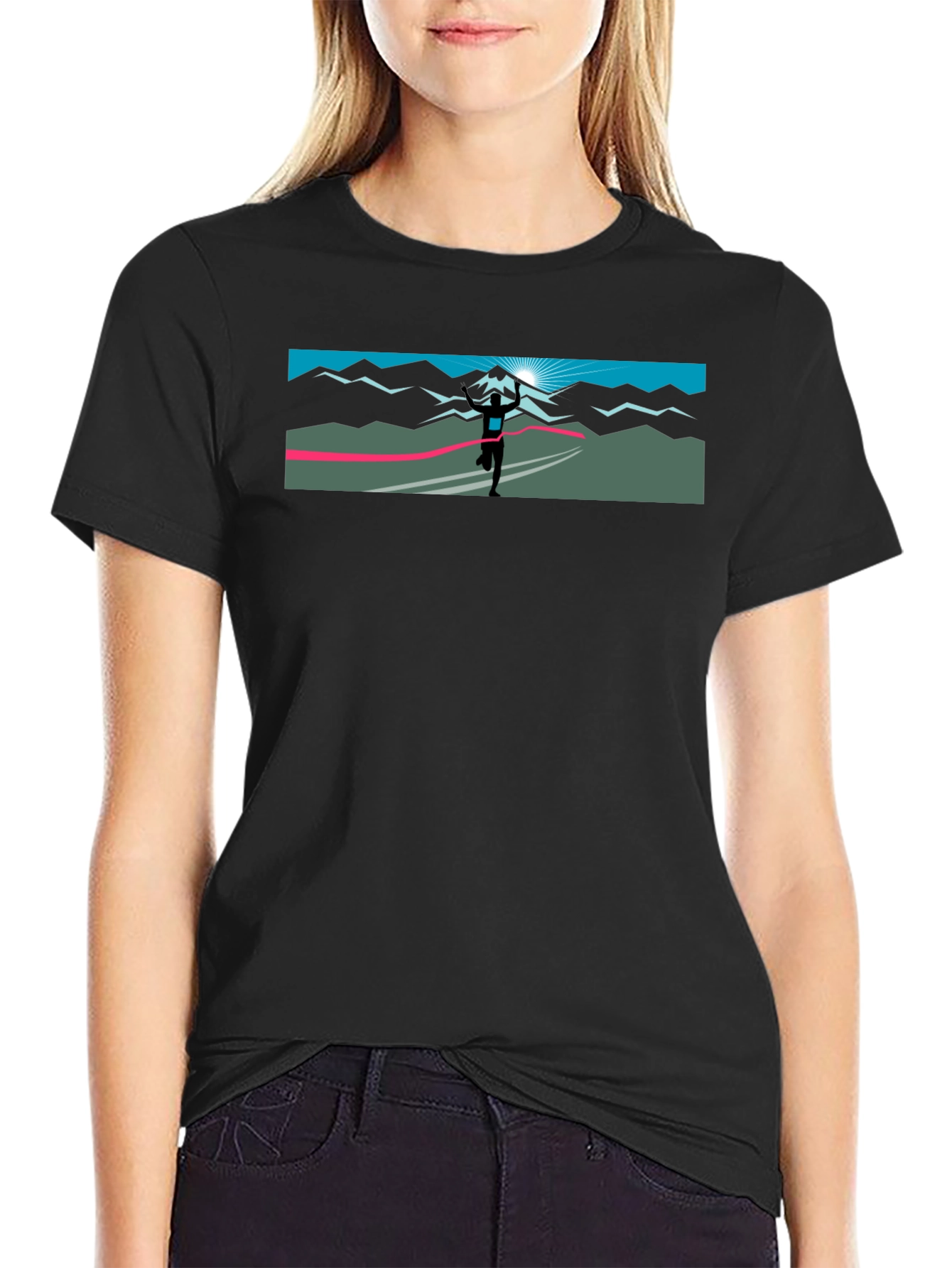 Marathon Winner Black T-Shirt