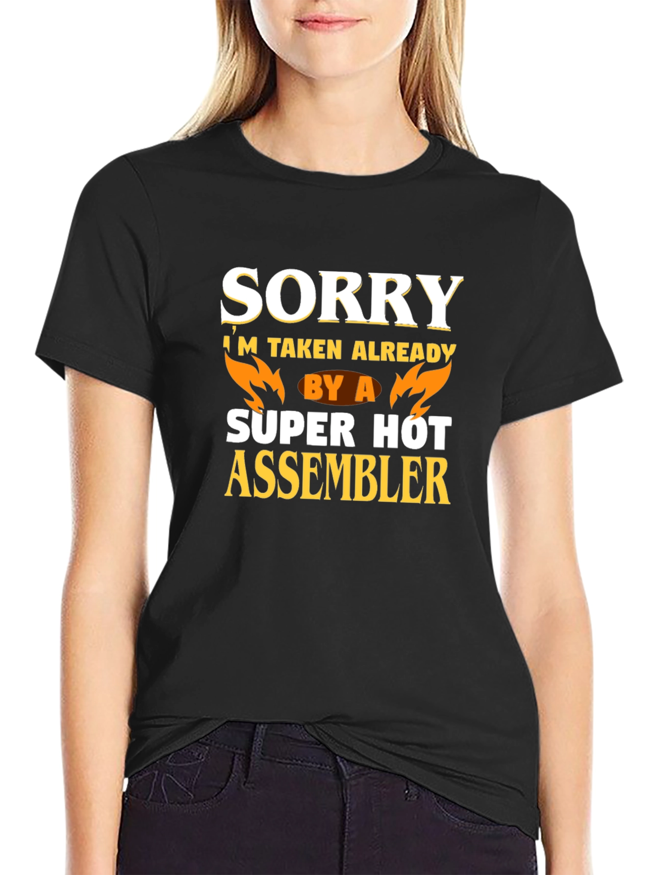 Funny Sorry Taken By A Hot Assembler T-Shirt