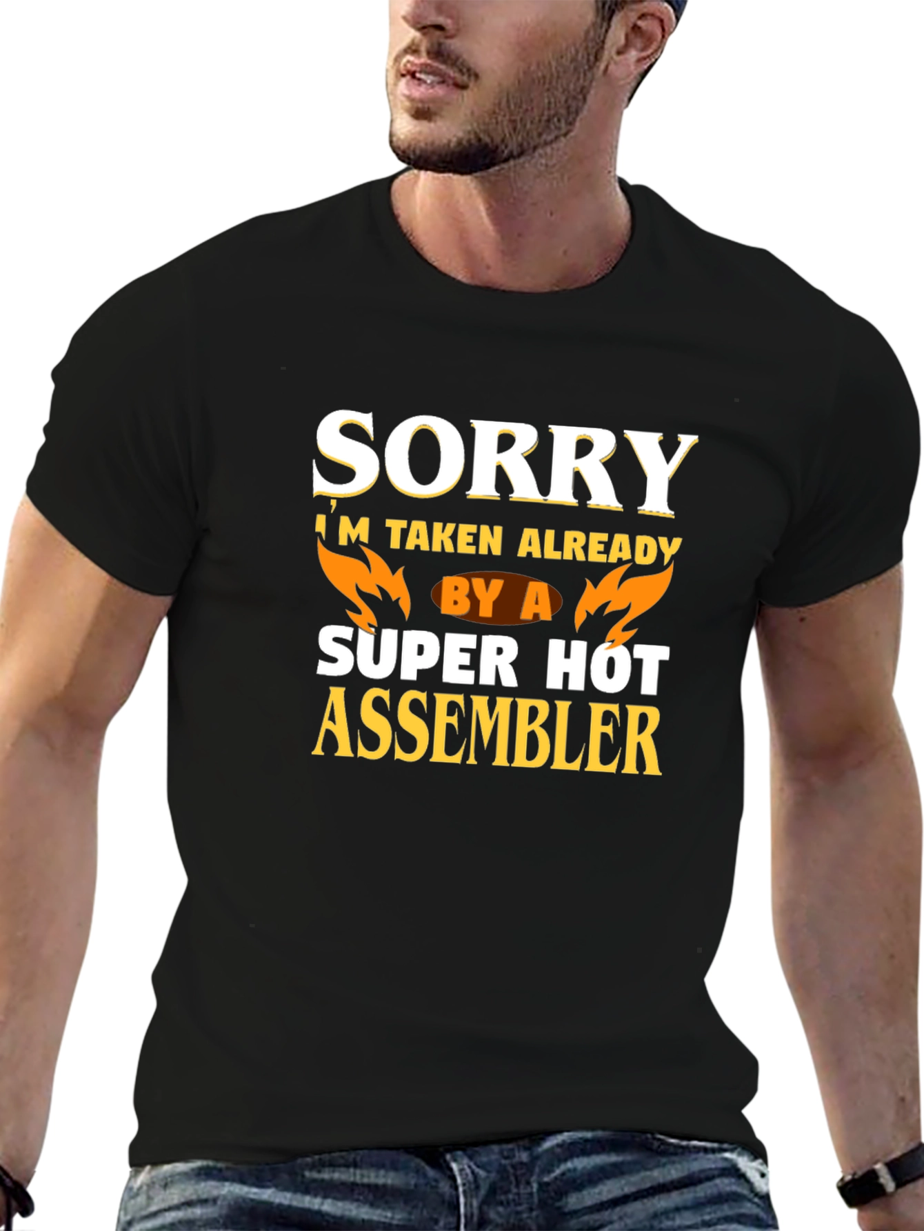 Funny Sorry Taken By A Hot Assembler T-Shirt