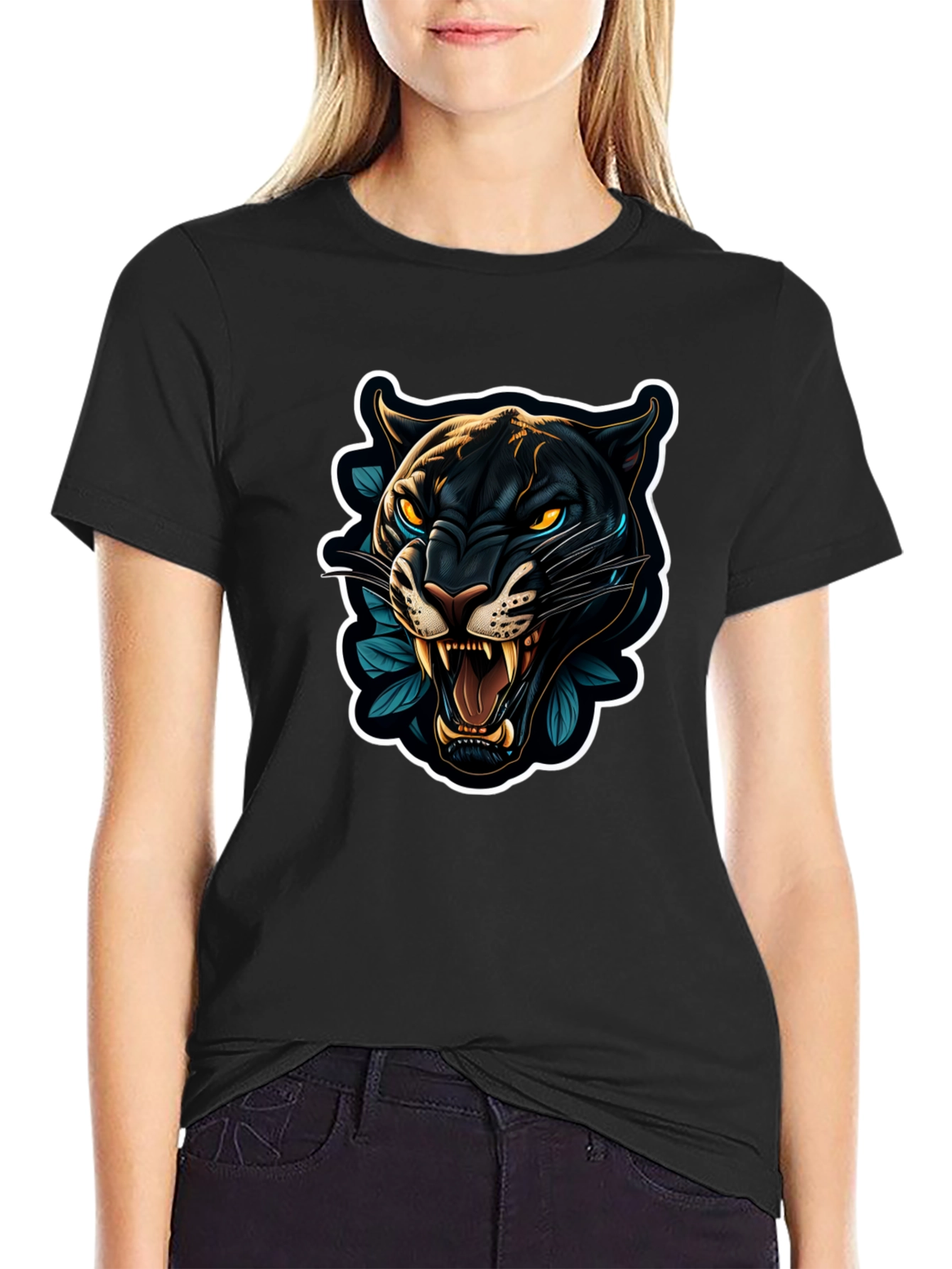Black Panther Graphic Tee - Fierce Style