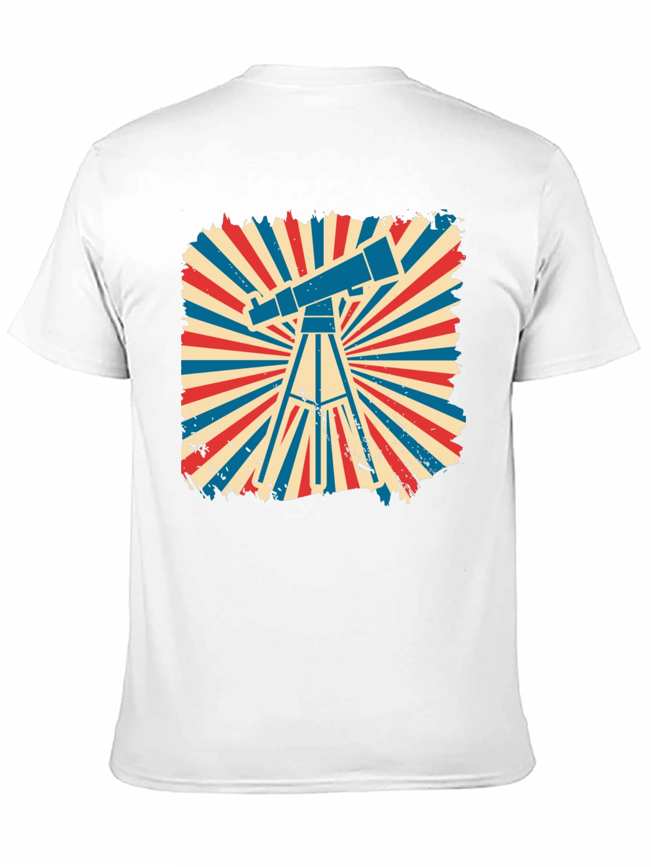 Telescope Graphic Tee - Retro Design