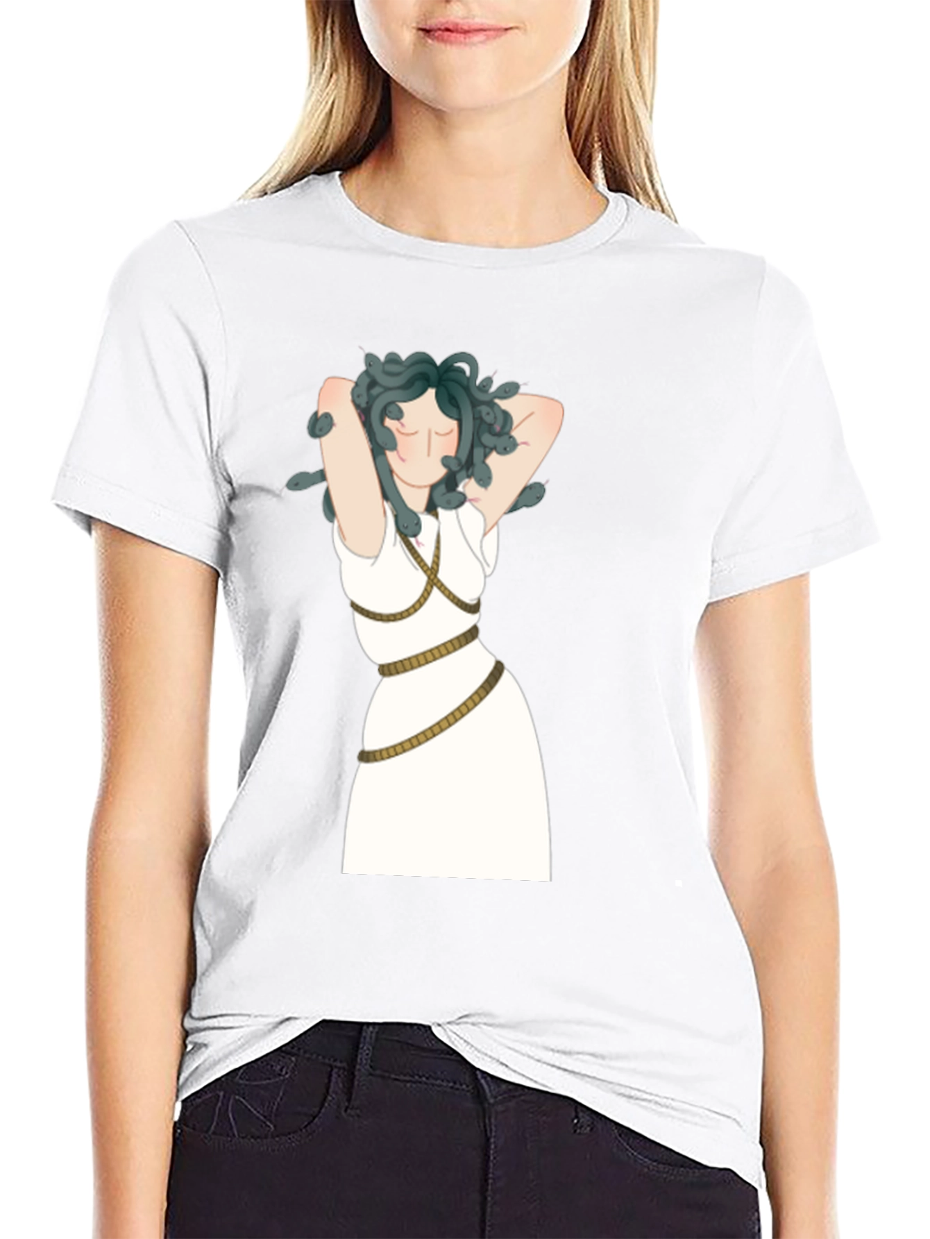 Medusa Graphic T-Shirt - Black