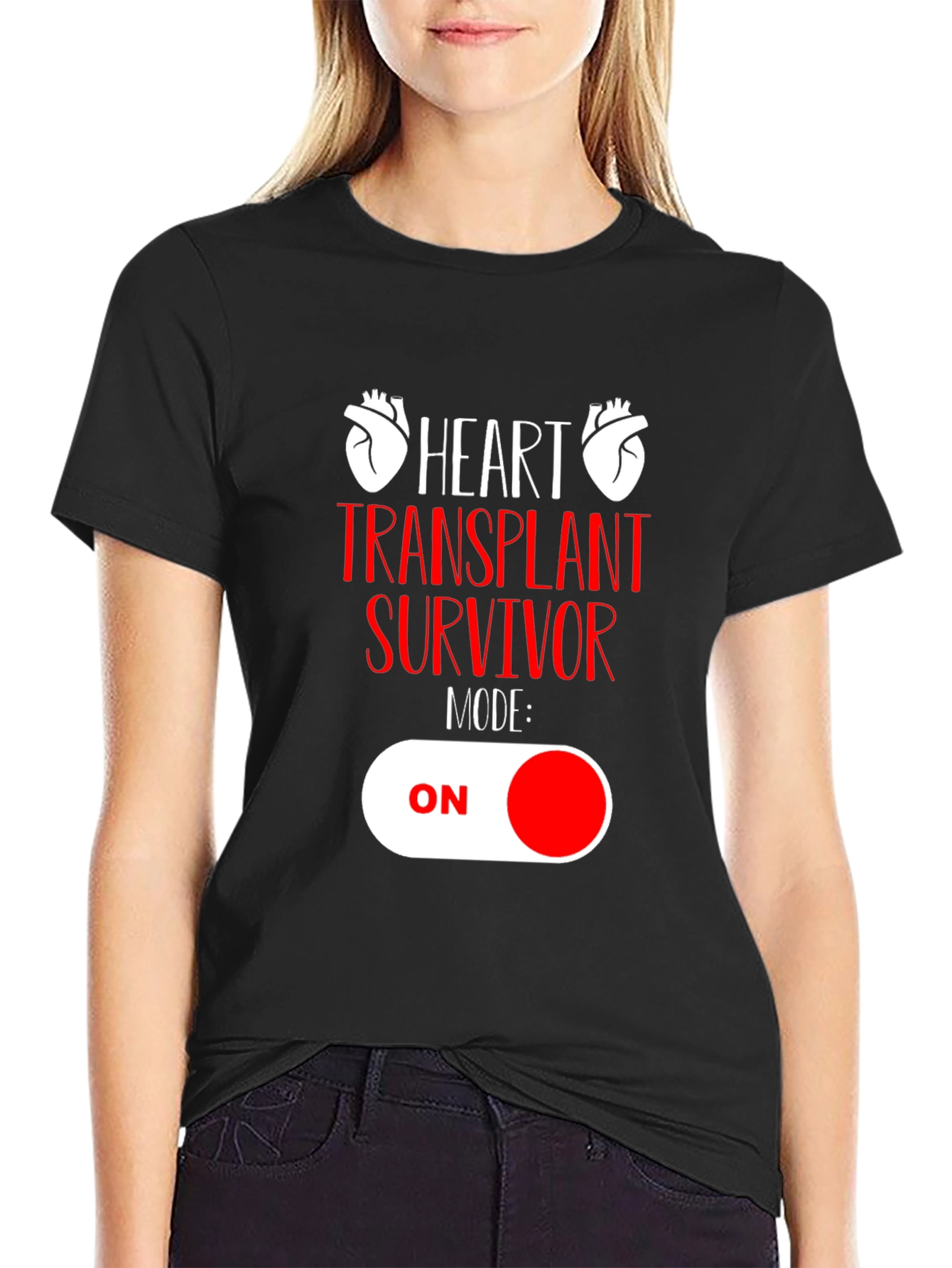 Heart Transplant Survivor Mode ON Graphic Tee