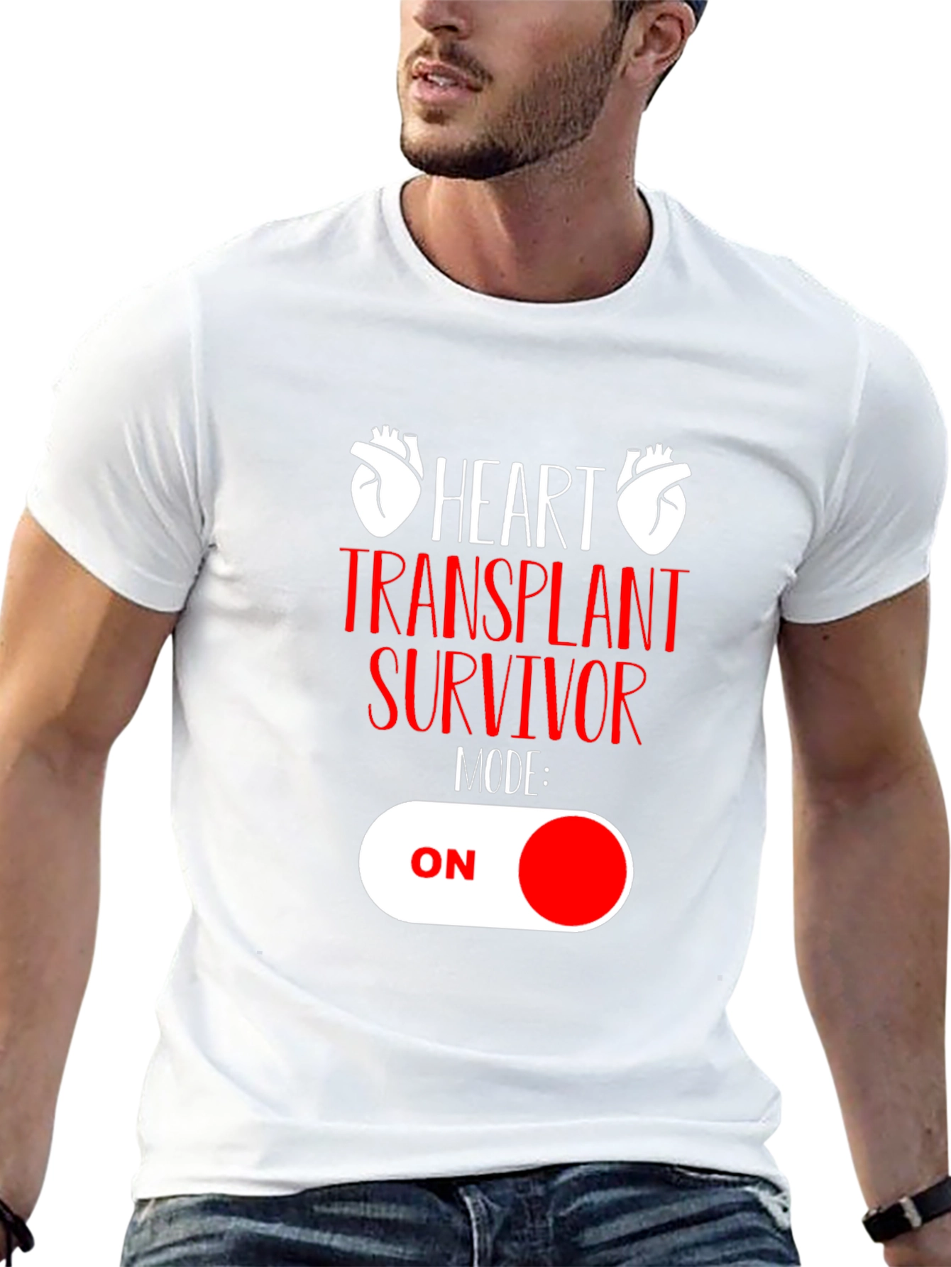 Heart Transplant Survivor Mode ON Graphic Tee