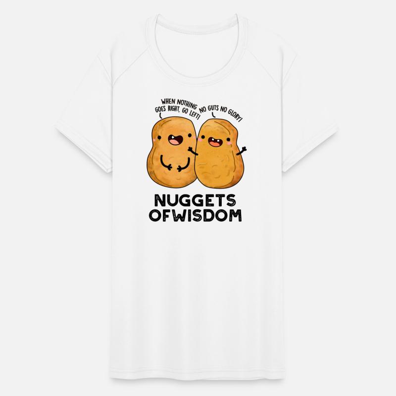 Nuggets Of Wisdom Funny Food Pun