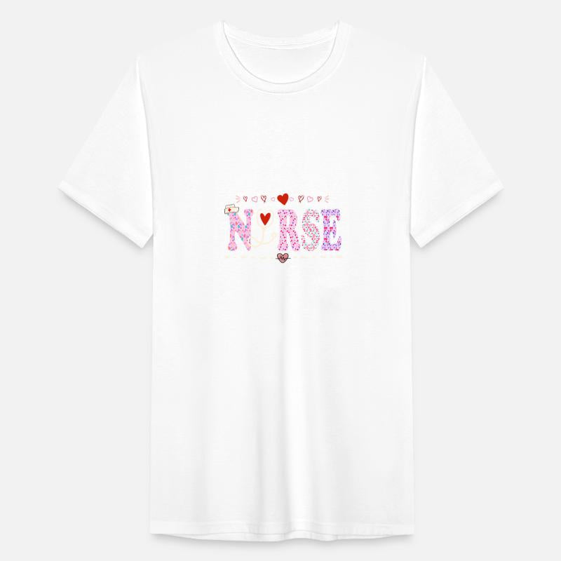 Nurses Women Valentine Hearts Stethoscope