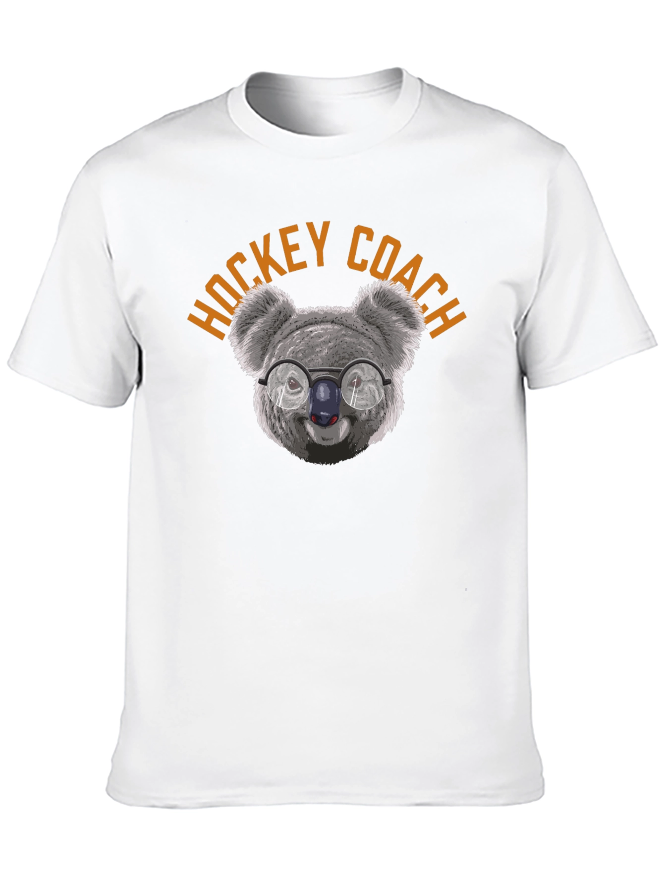 Hockey Coach Koala Bear Graphic T-Shirt