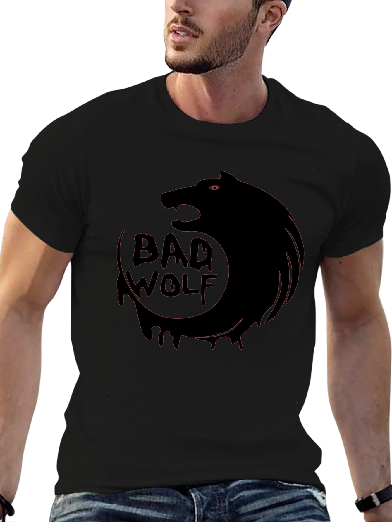 Bad Wolf Graphic Tee - Black T-Shirt