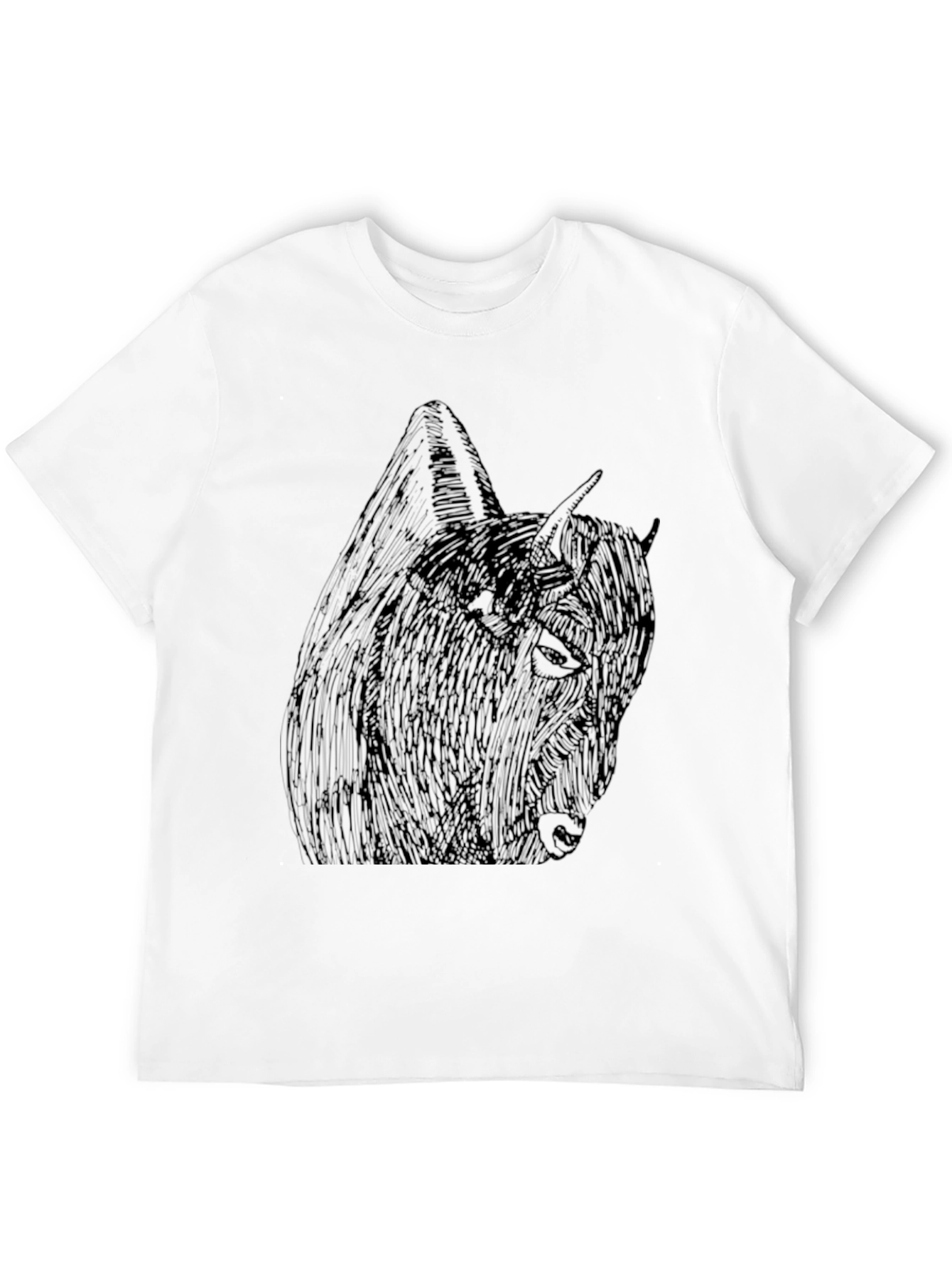 Black Buffalo Graphic T-Shirt - Unisex Style