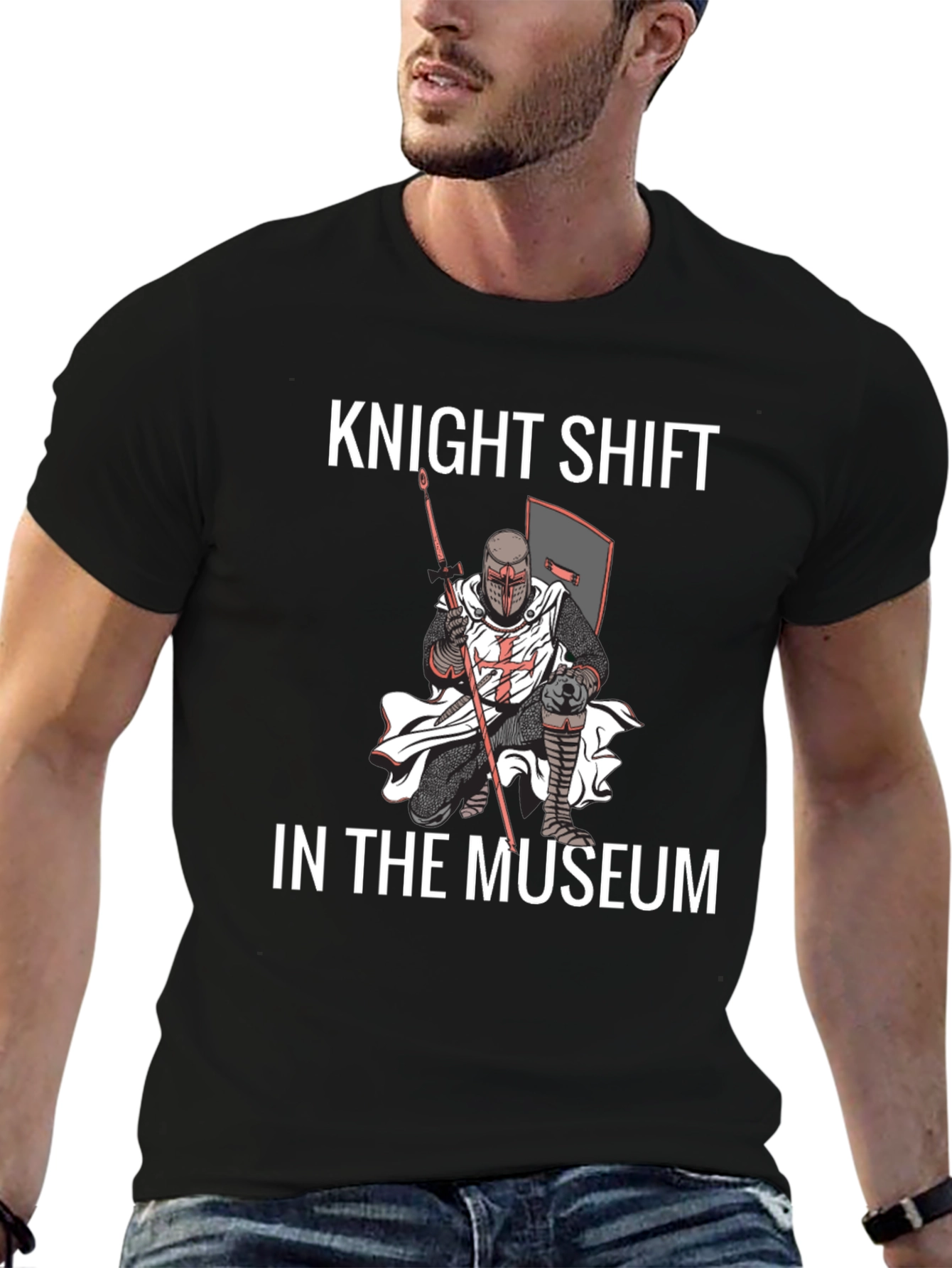 Knight Shift Museum Black T-Shirt