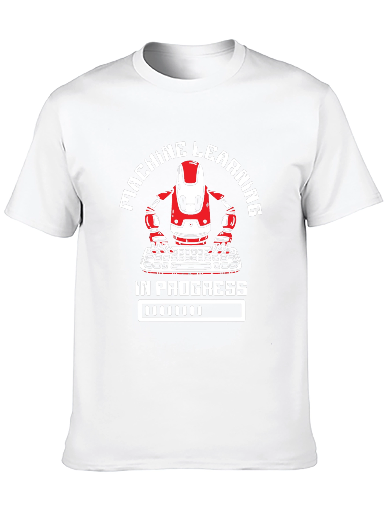 Machine Learning in Progress Black T-Shirt