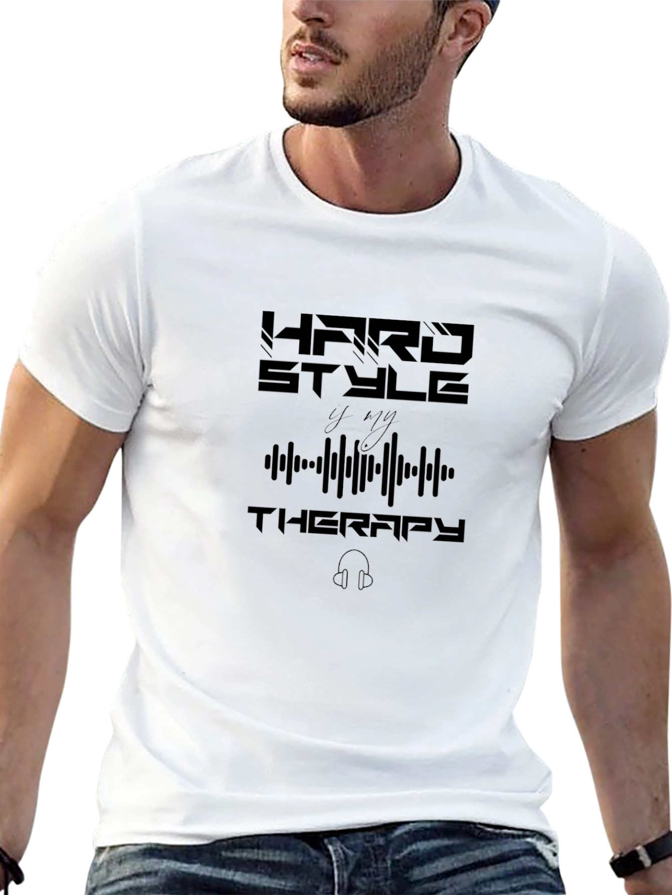 Hardstyle Therapy T-Shirt - Black Graphic Tee