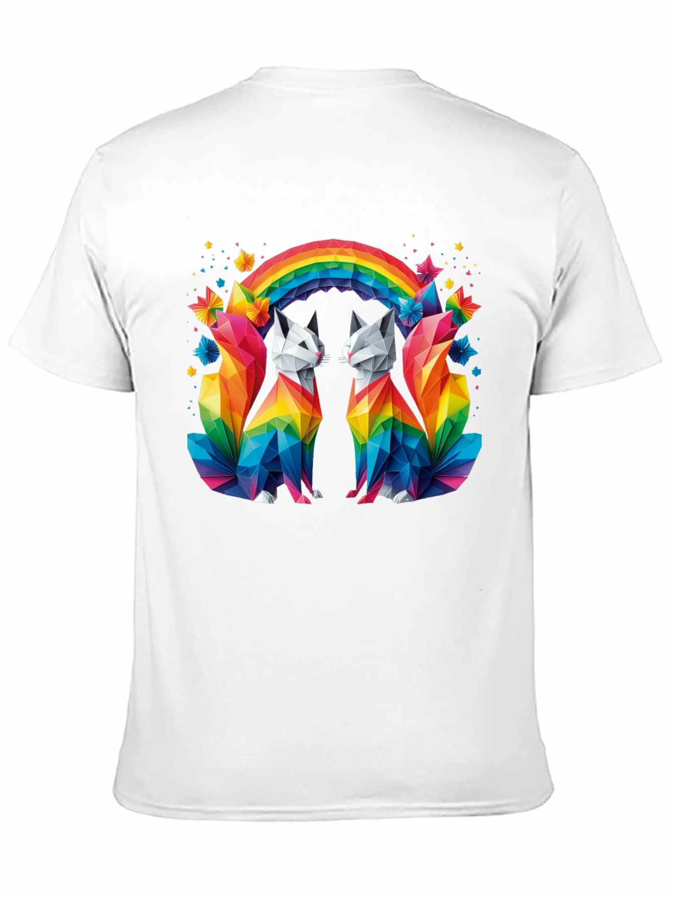 Rainbow Cats Graphic Tee