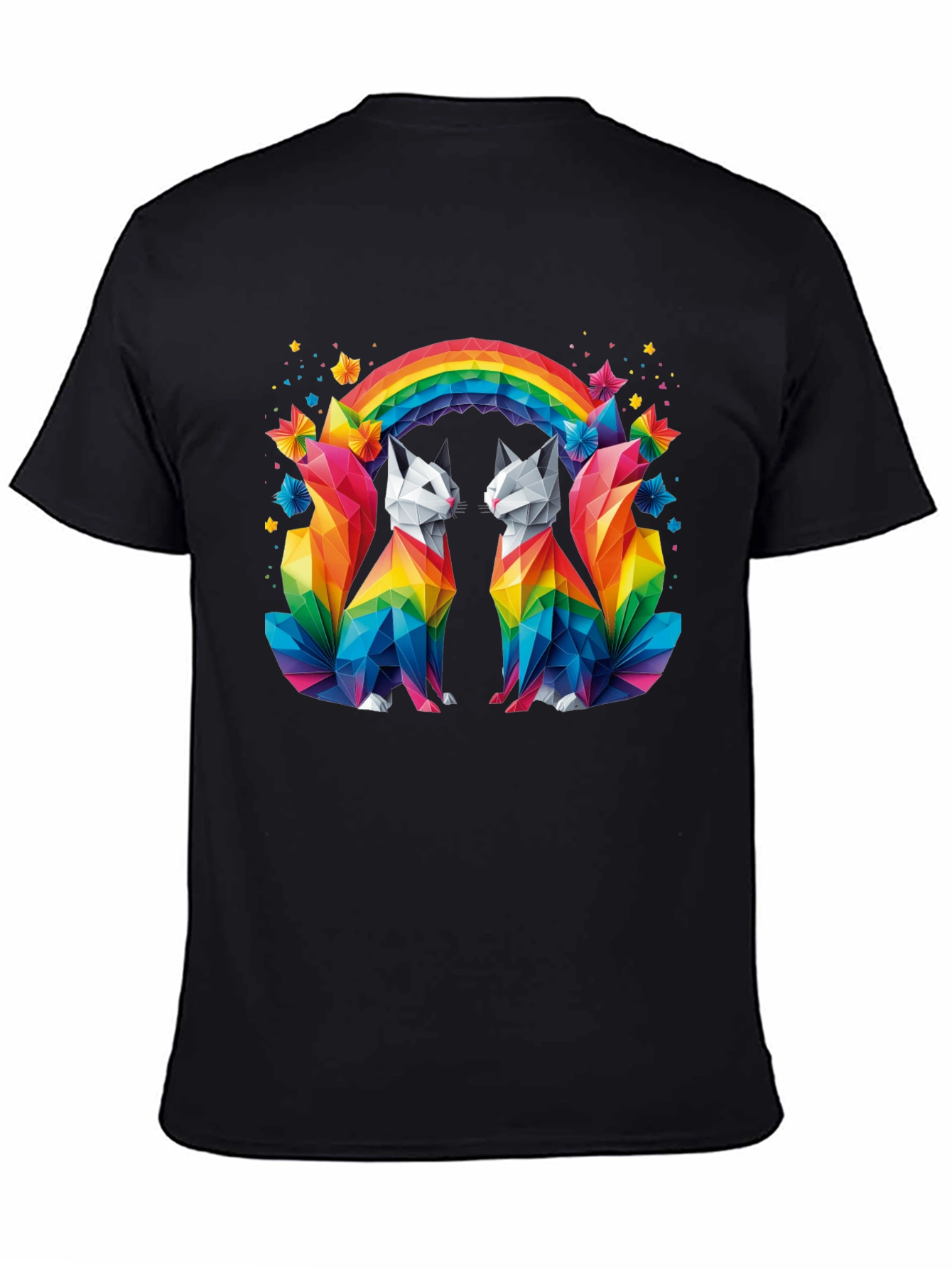 Rainbow Cats Graphic Tee